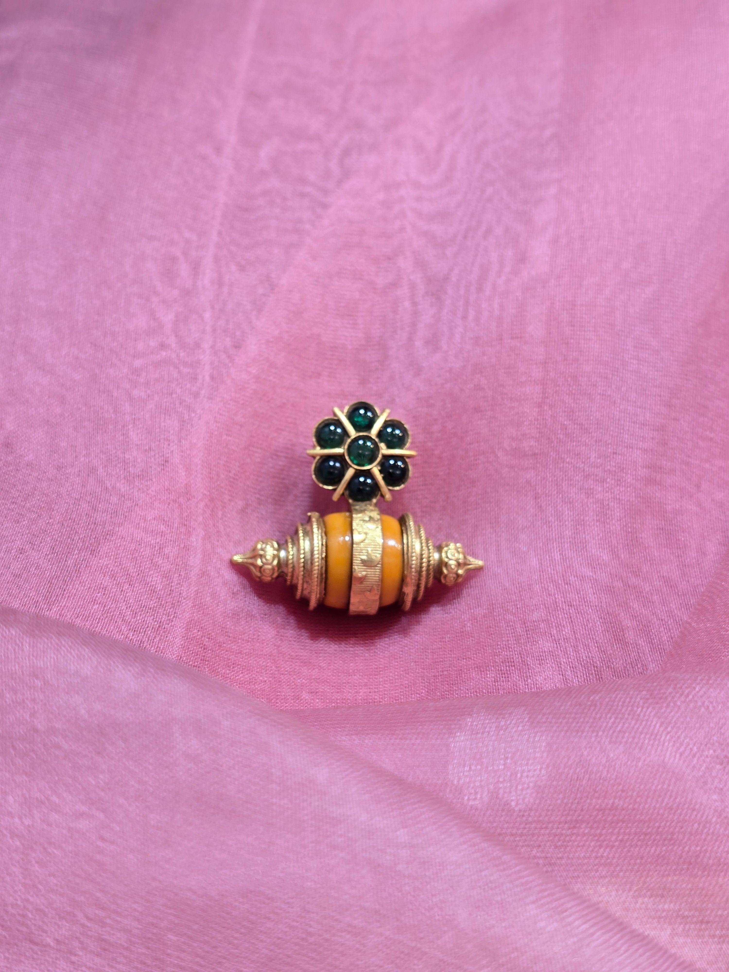 Nayantara Coral Bead Pendant