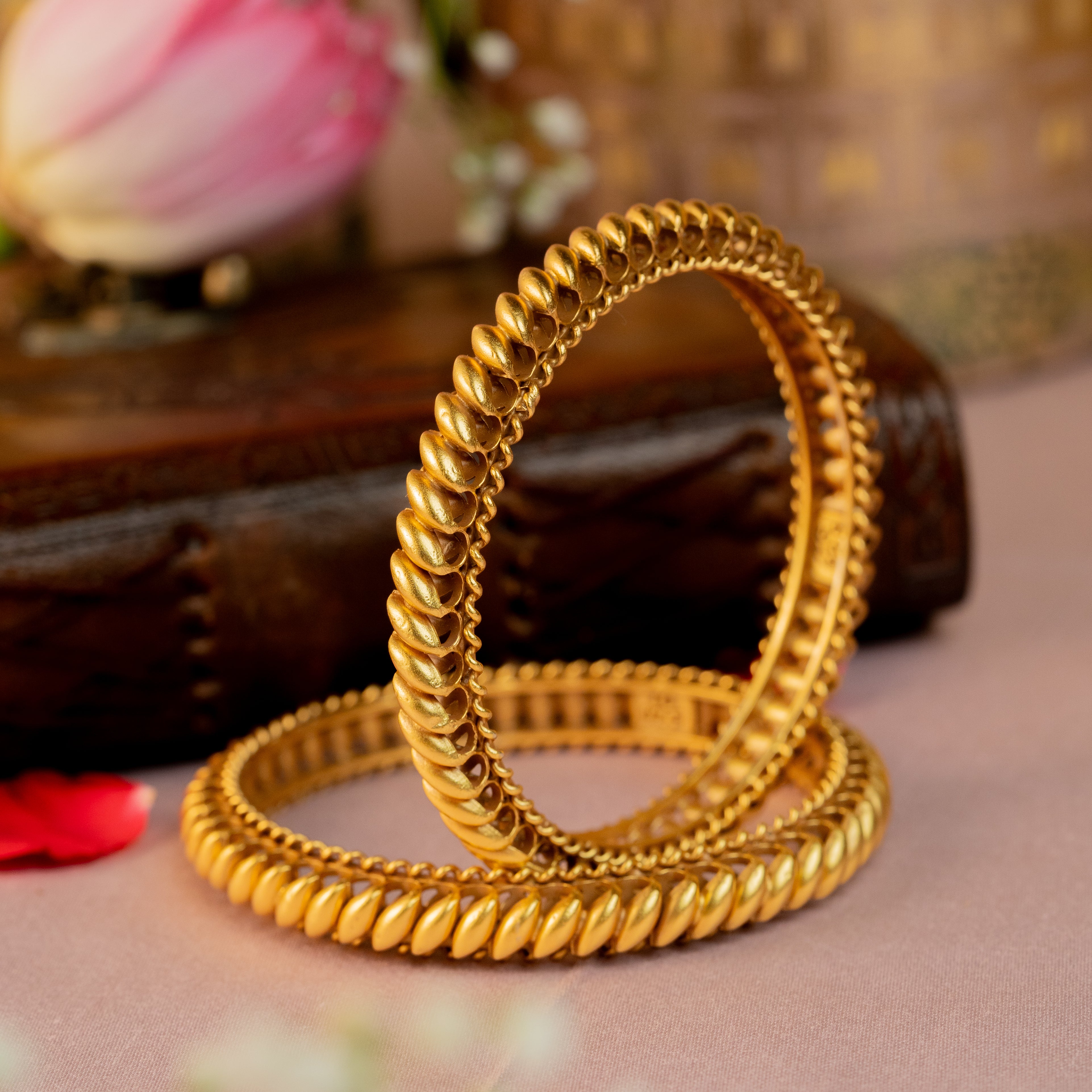 Golden Bliss Bangles