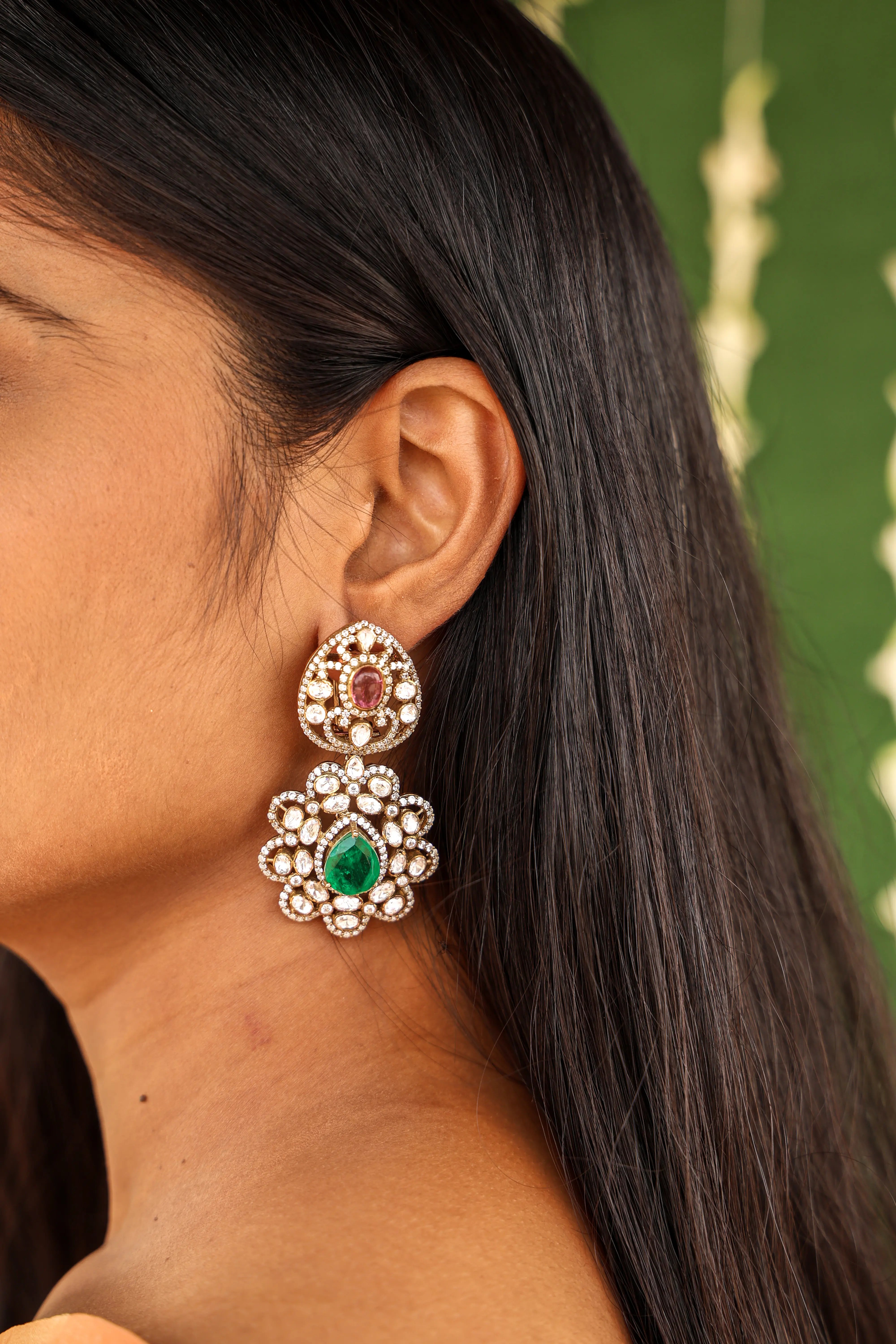 Elysia - Regal Bloom Earrings