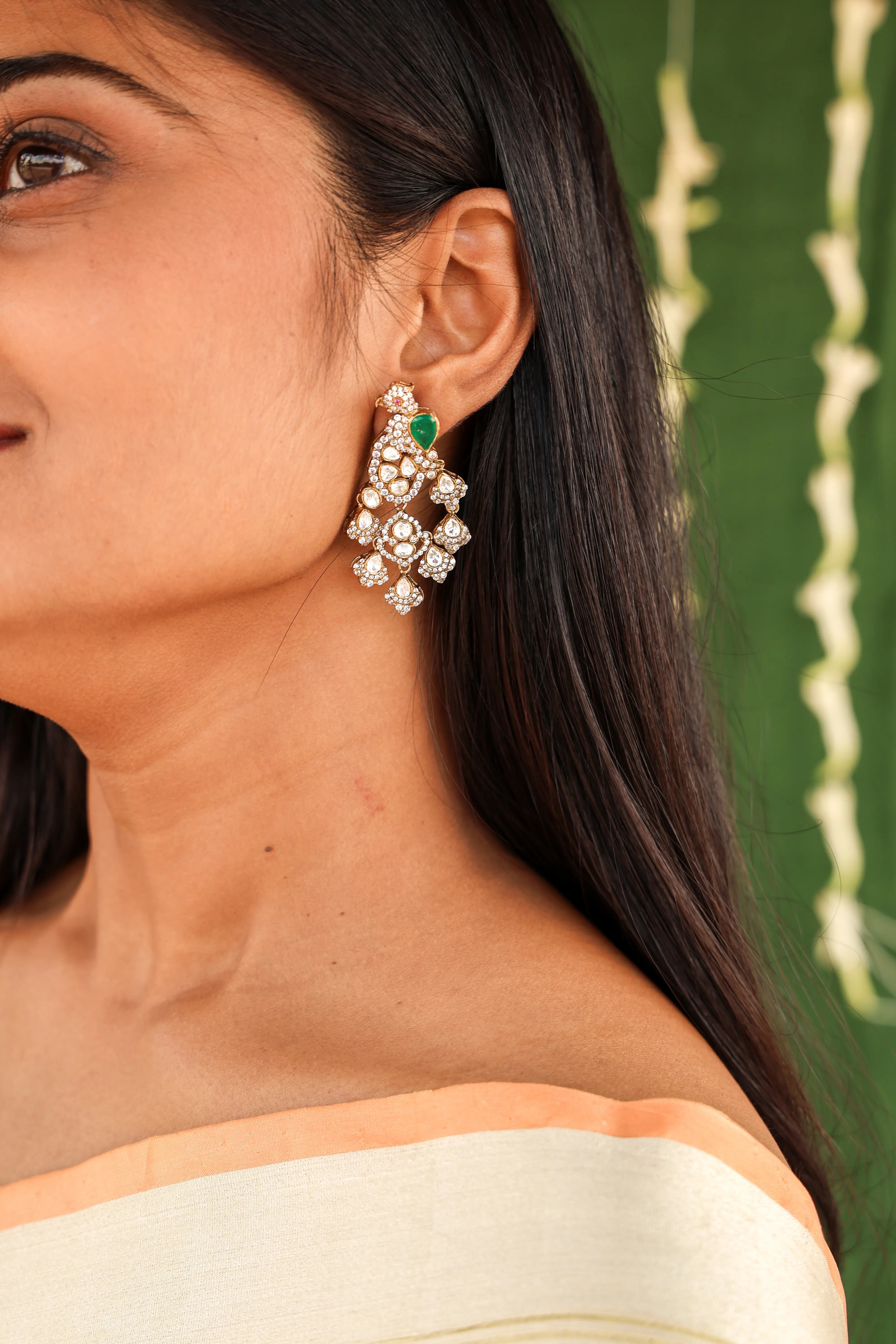 Mayuri - The Peacock Elegance Earrings