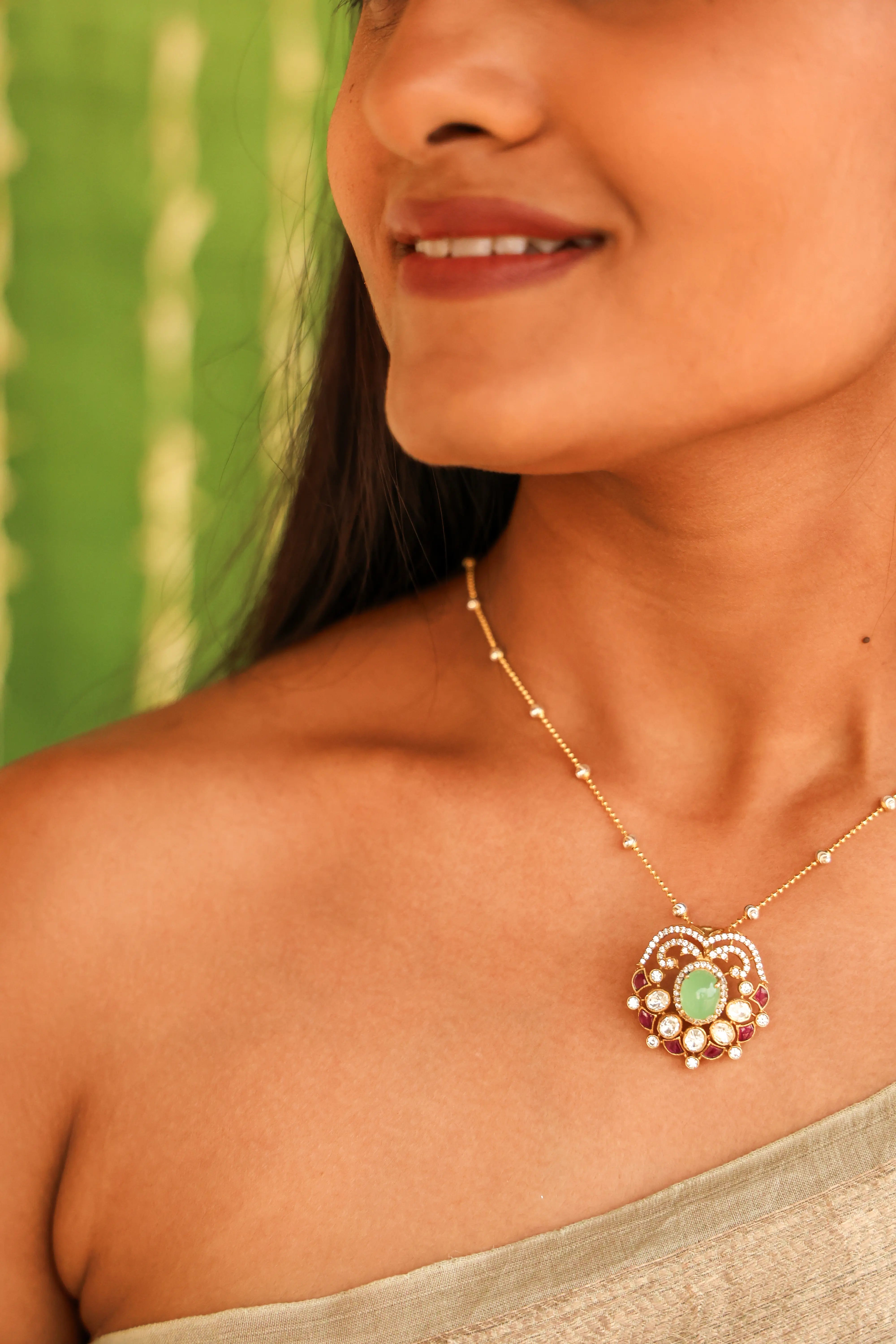 Emerald Bloom Pendant