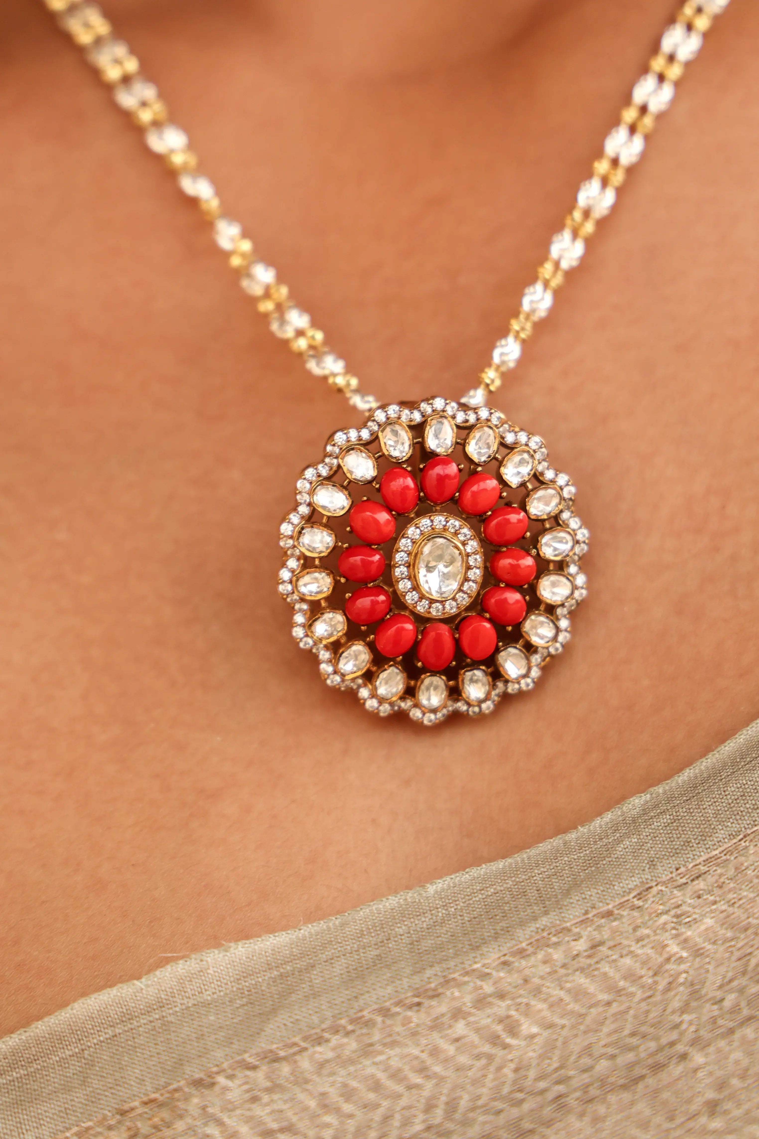 Surya Kundan Pendant