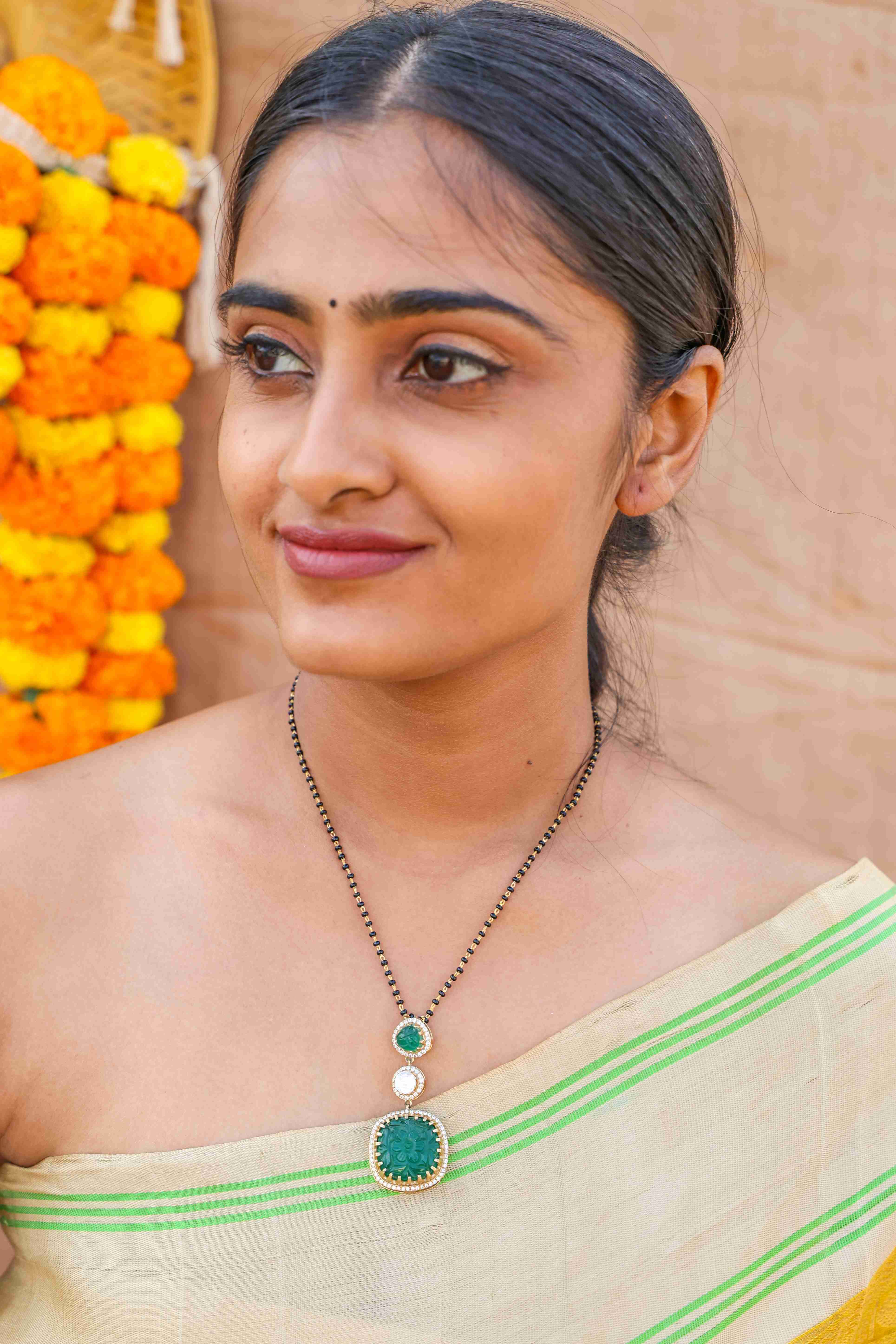 Emerald Radiance Mangalsutra