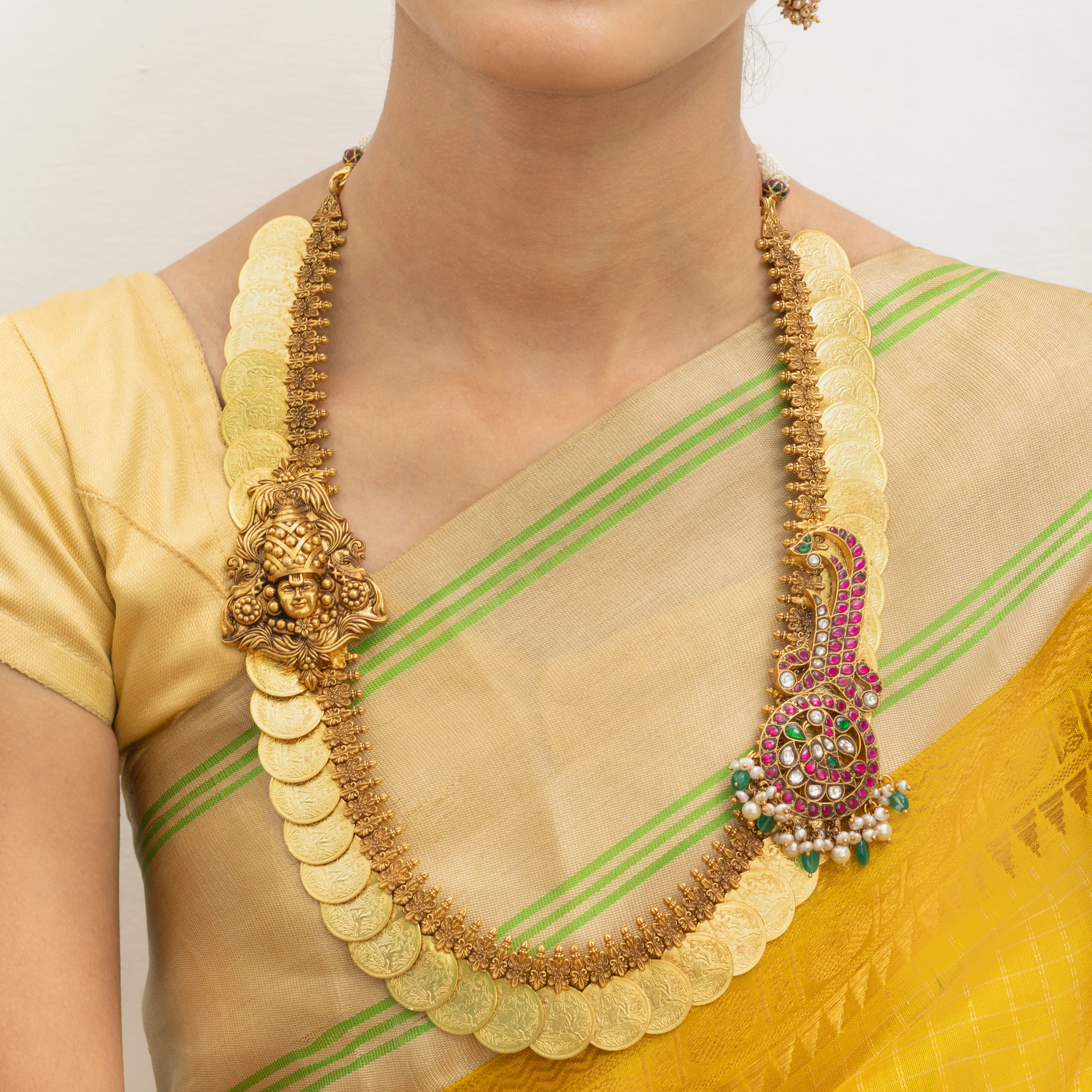 Yaksha Varnam Coin Necklace