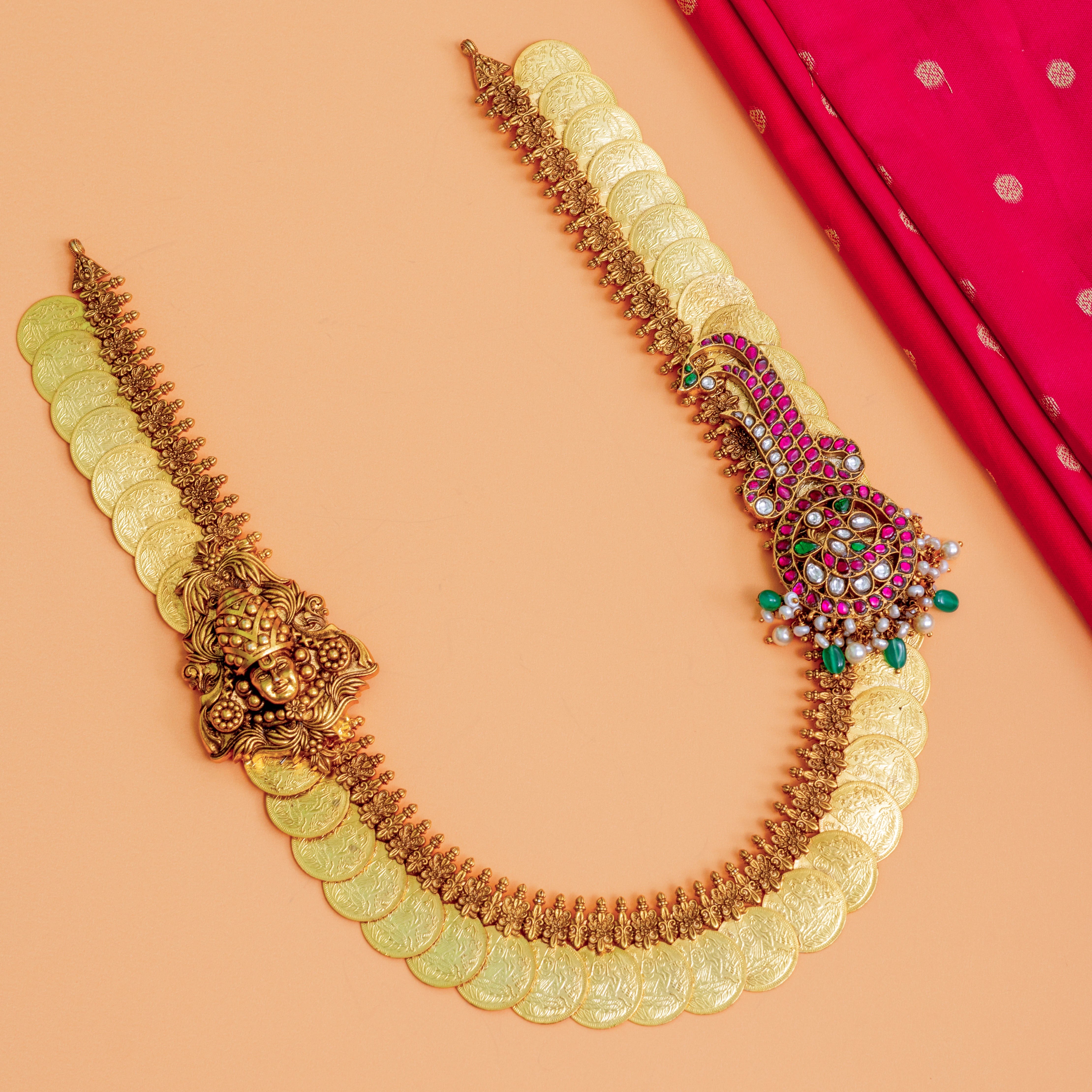 Yaksha Varnam Coin Necklace