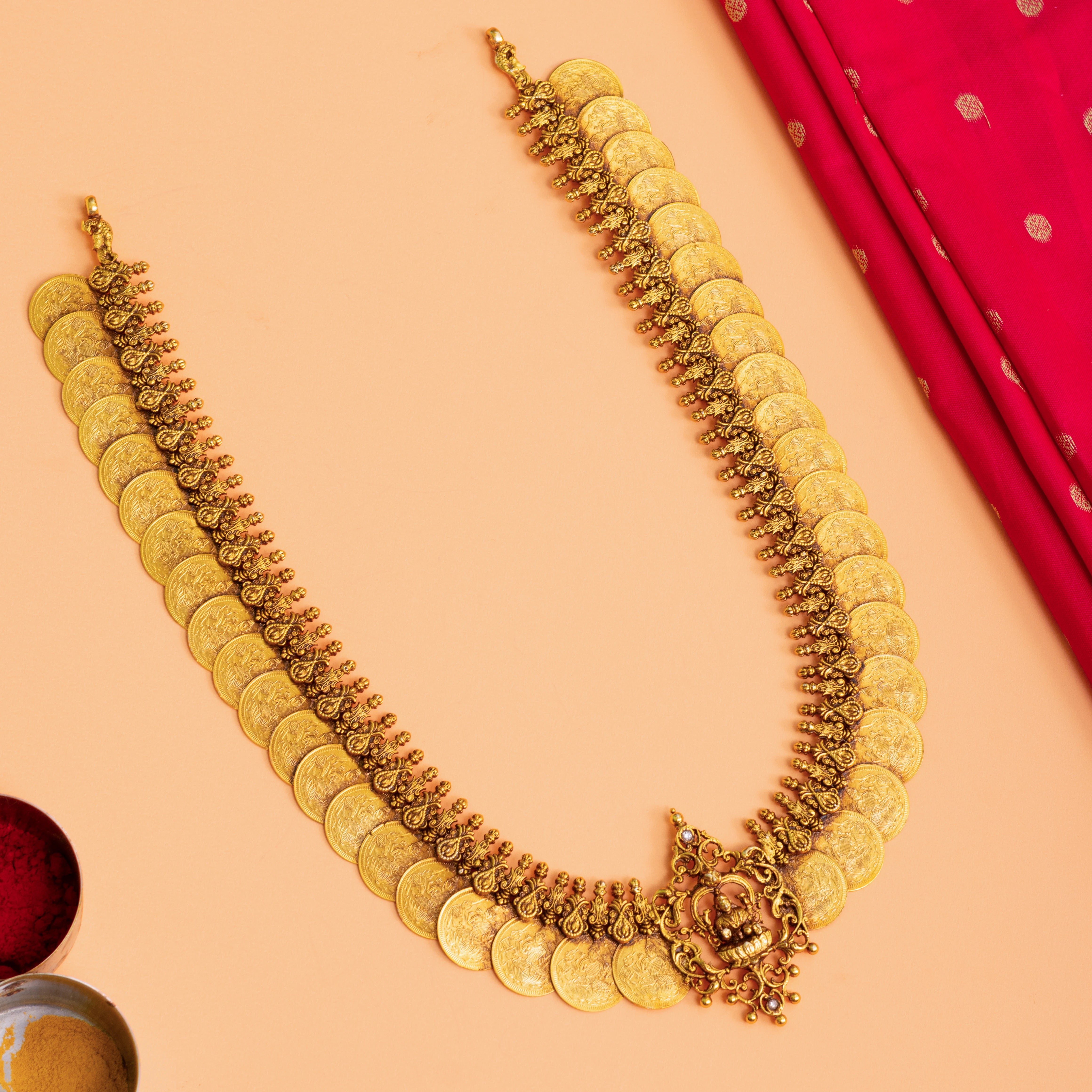 Kanaka Laxmi Coin Necklace