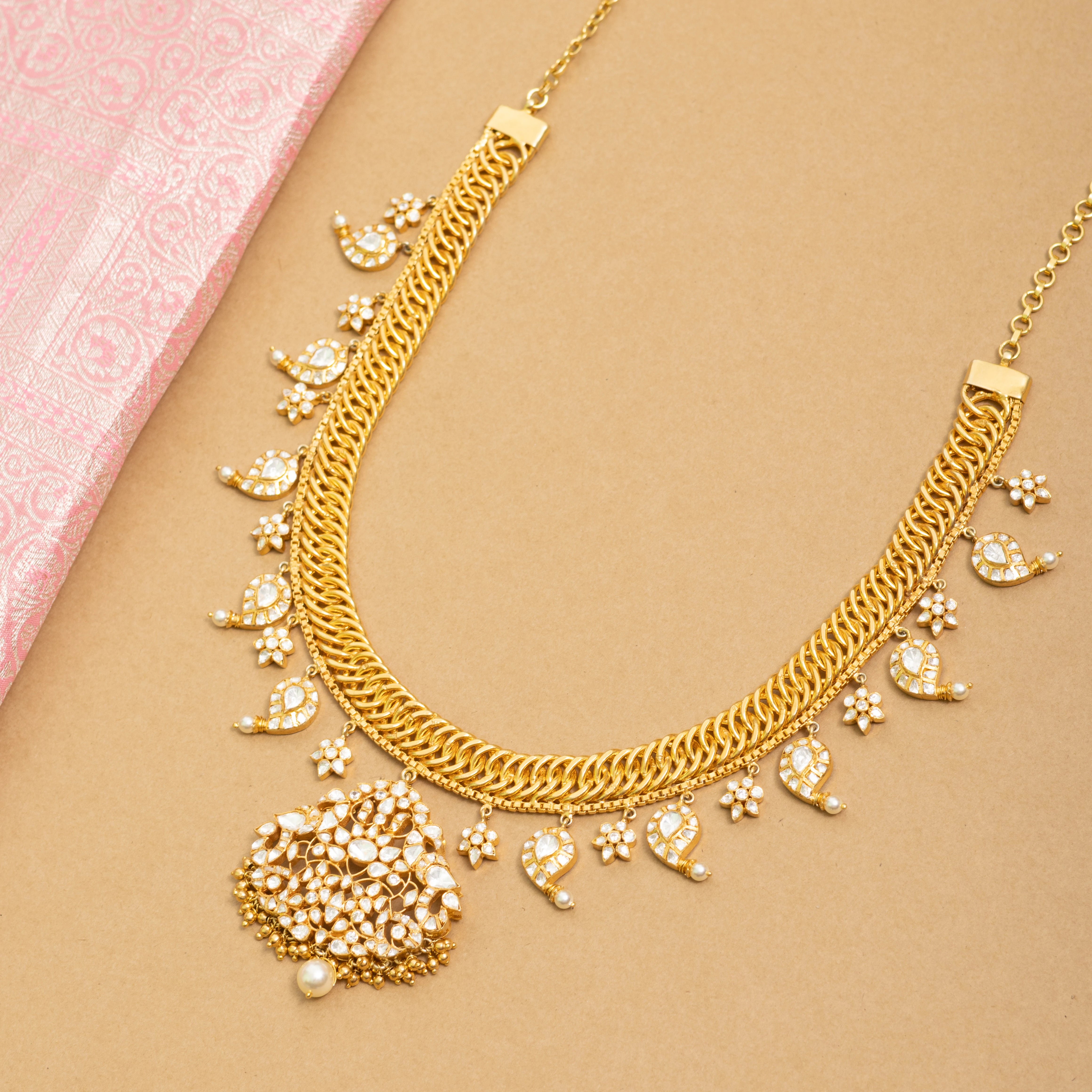 Mayura Varnam Pendant Haaram