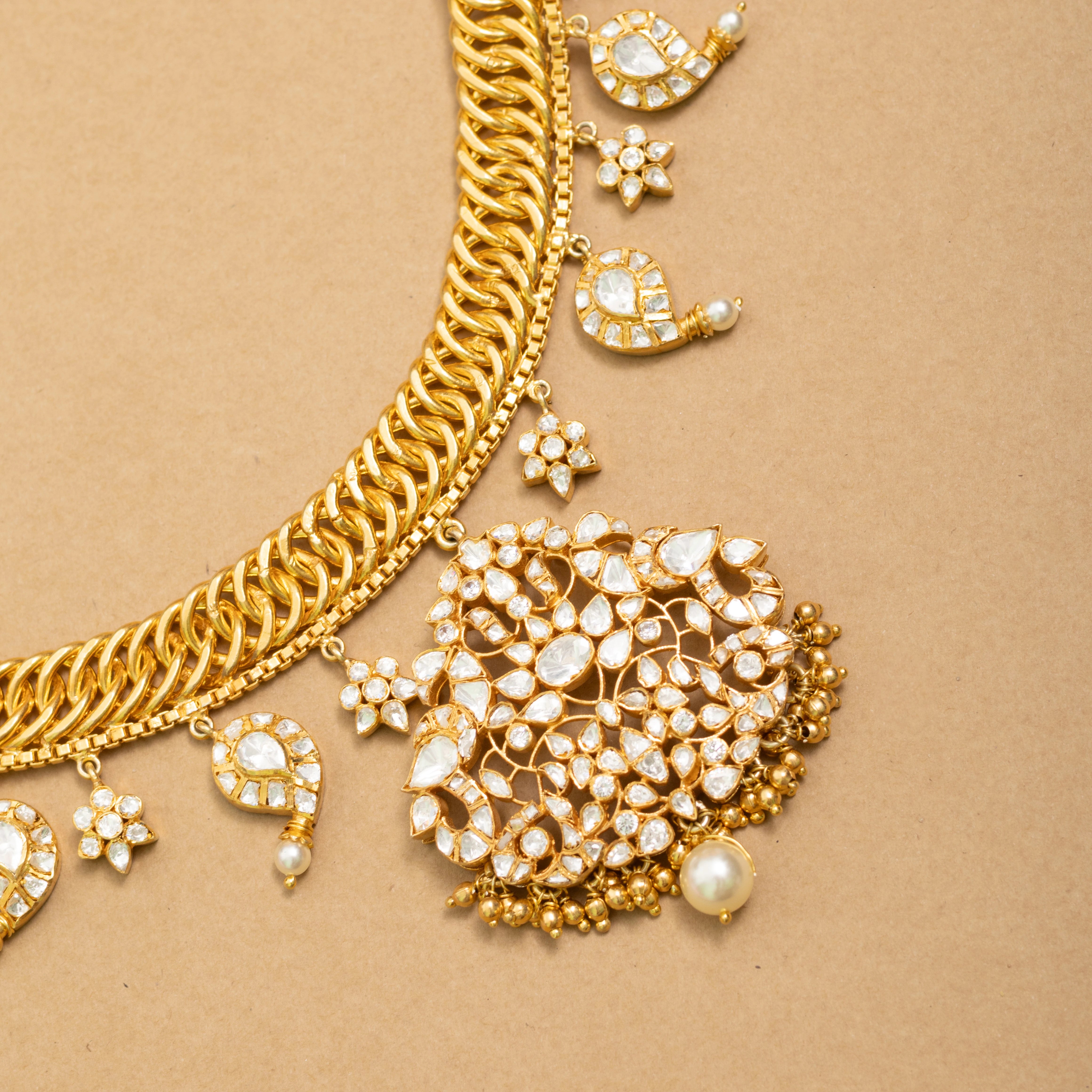 Mayura Varnam Pendant Haaram