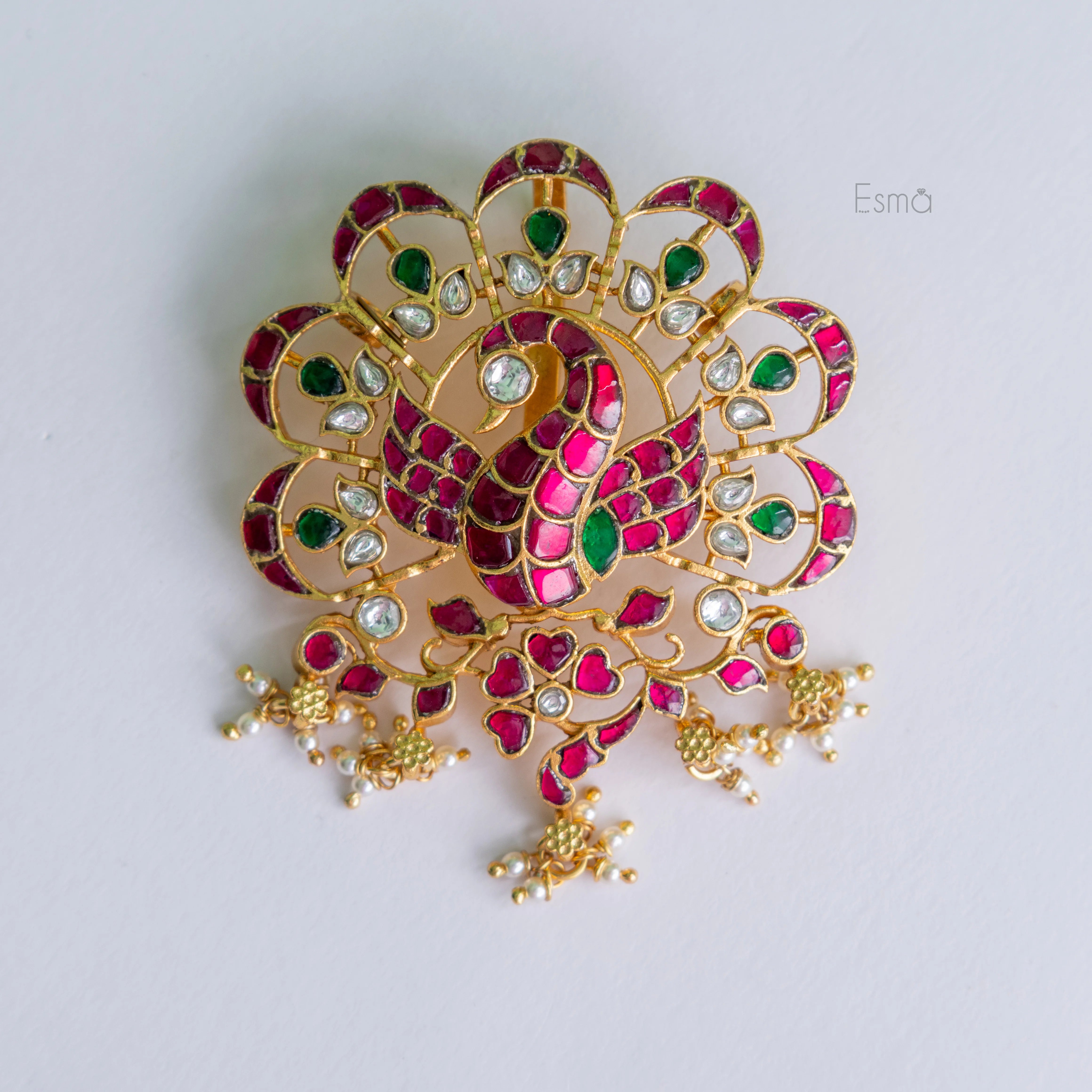 Rajmayura Kundan Pendant