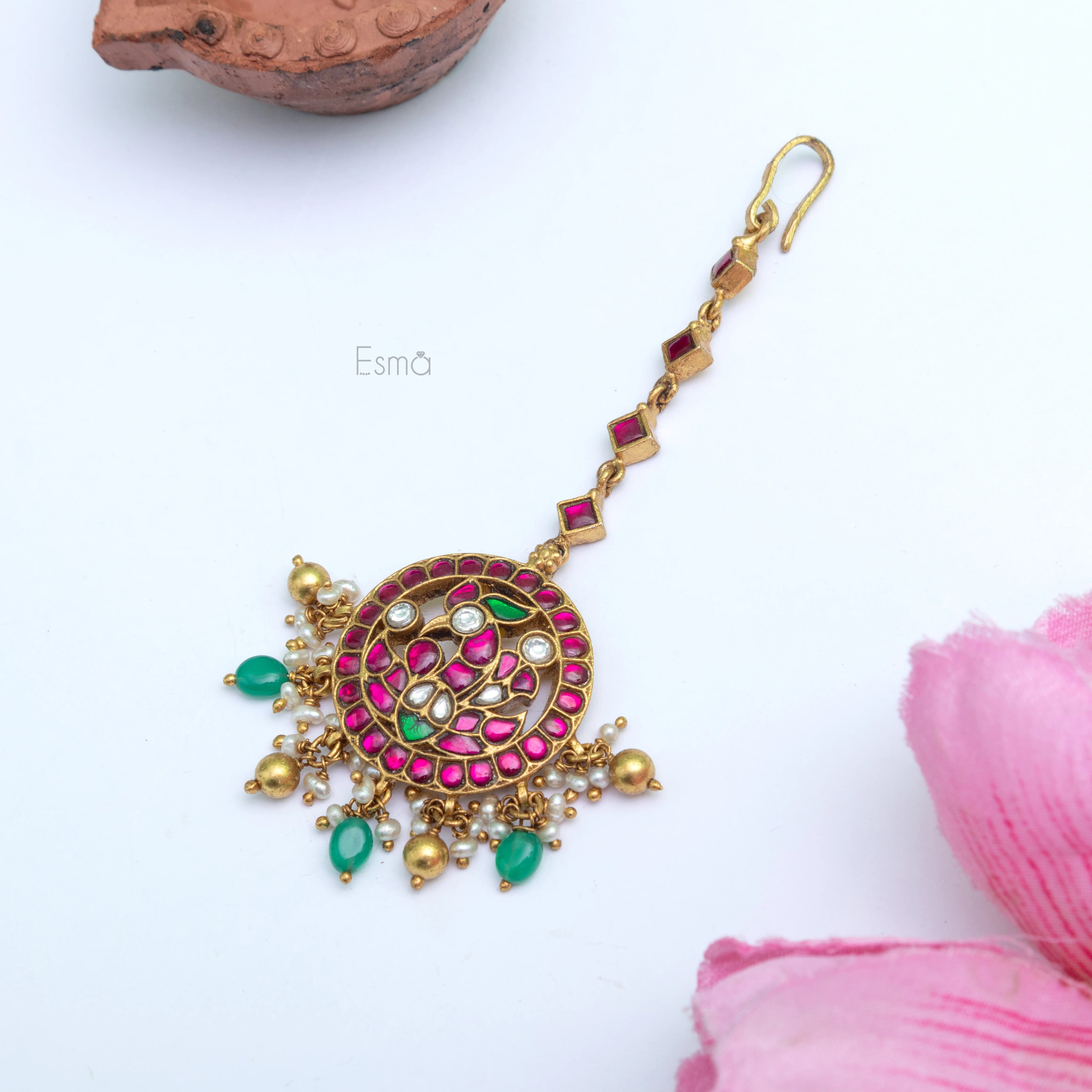 Gulab Meenakari Tikka