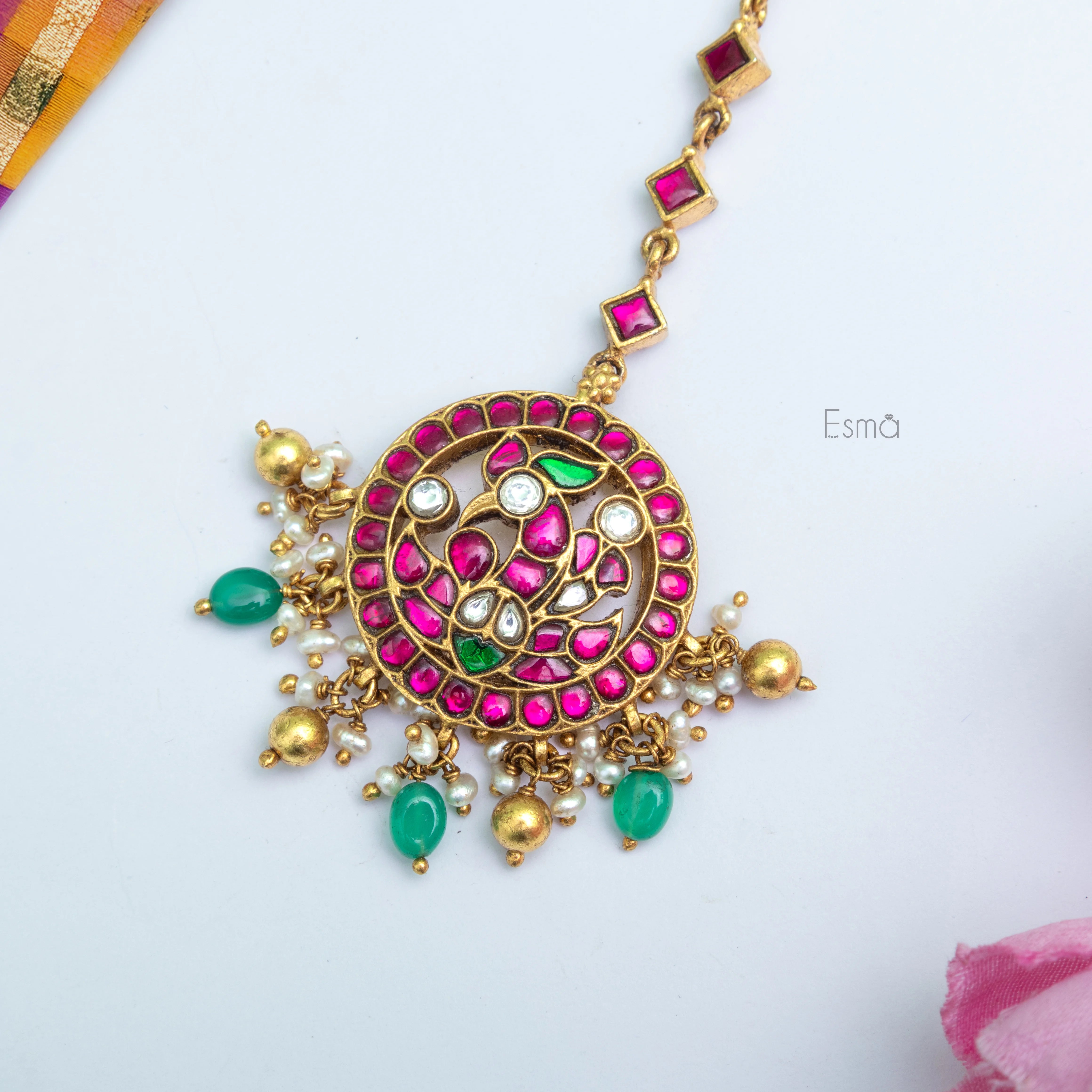 Gulab Meenakari Tikka