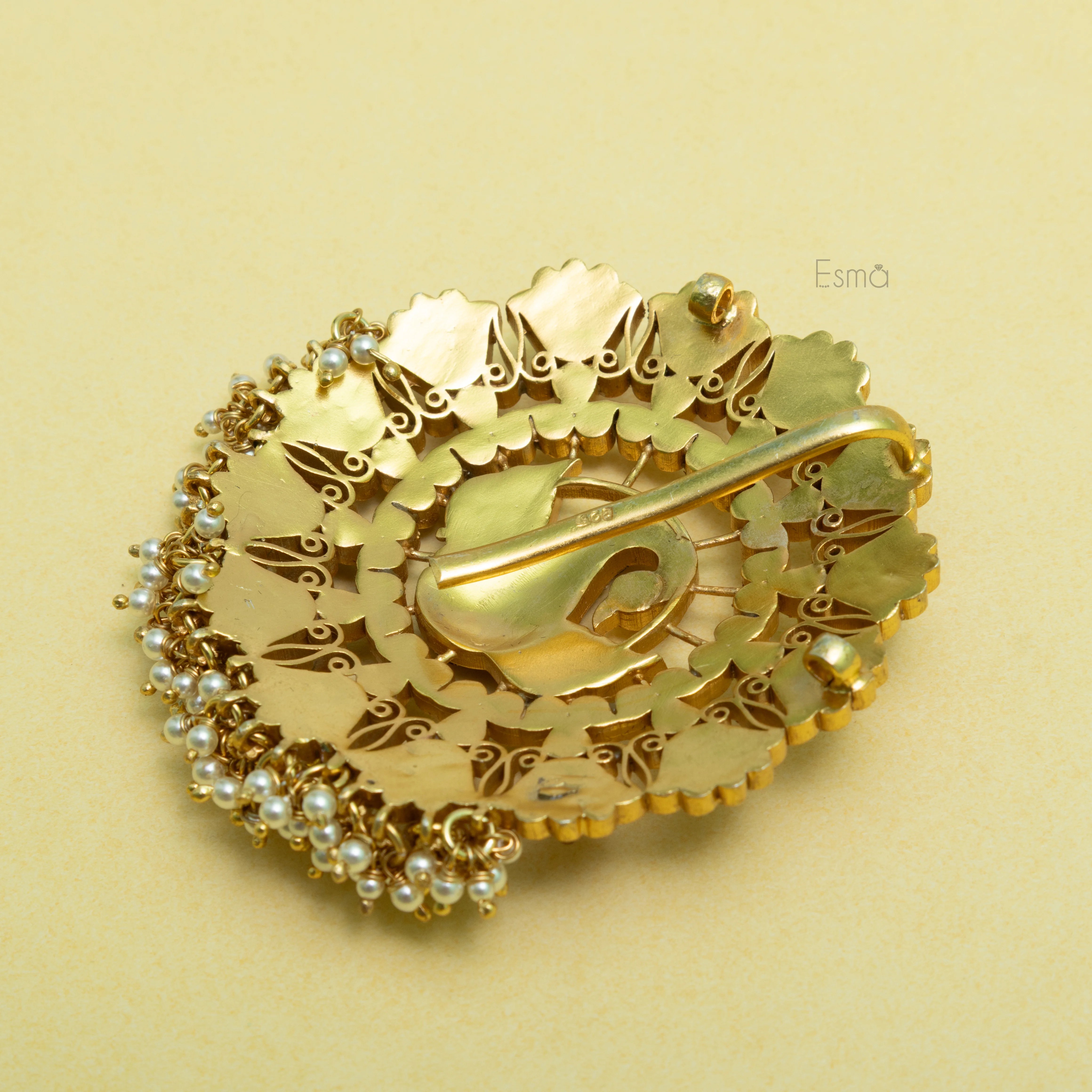 Mayura Kundan Pendant