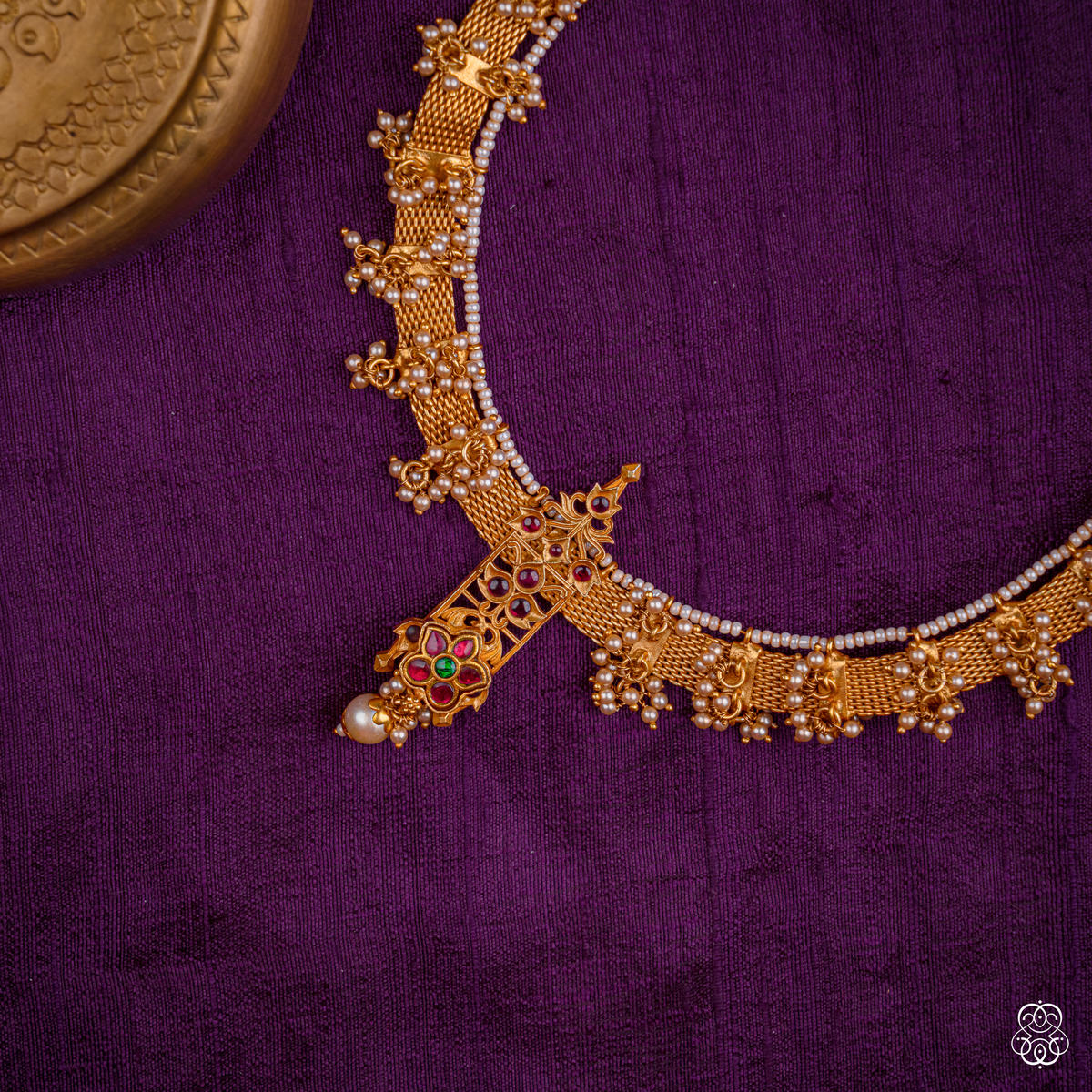 Hemalata Mesh Choker