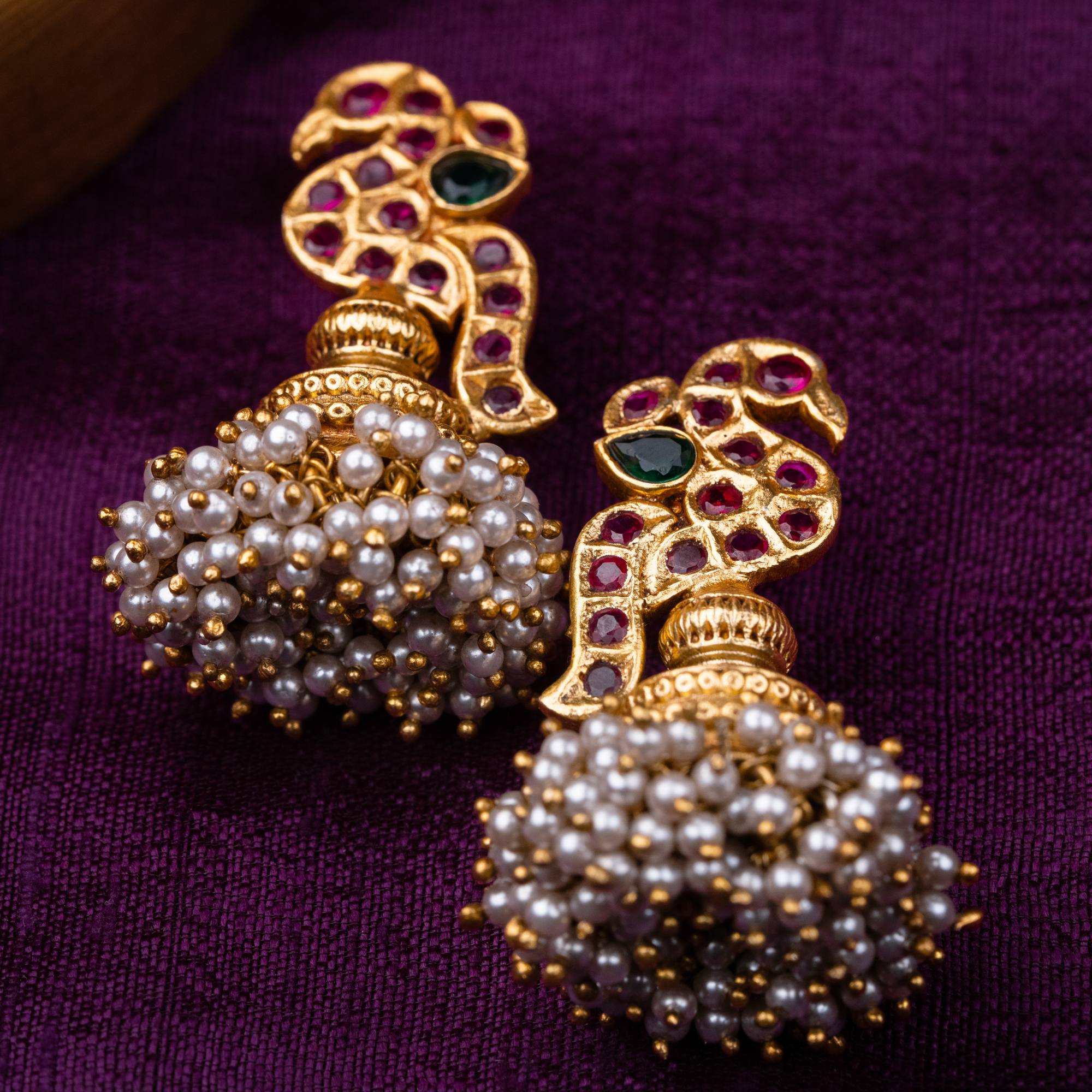 Khagini Kundan Earrings