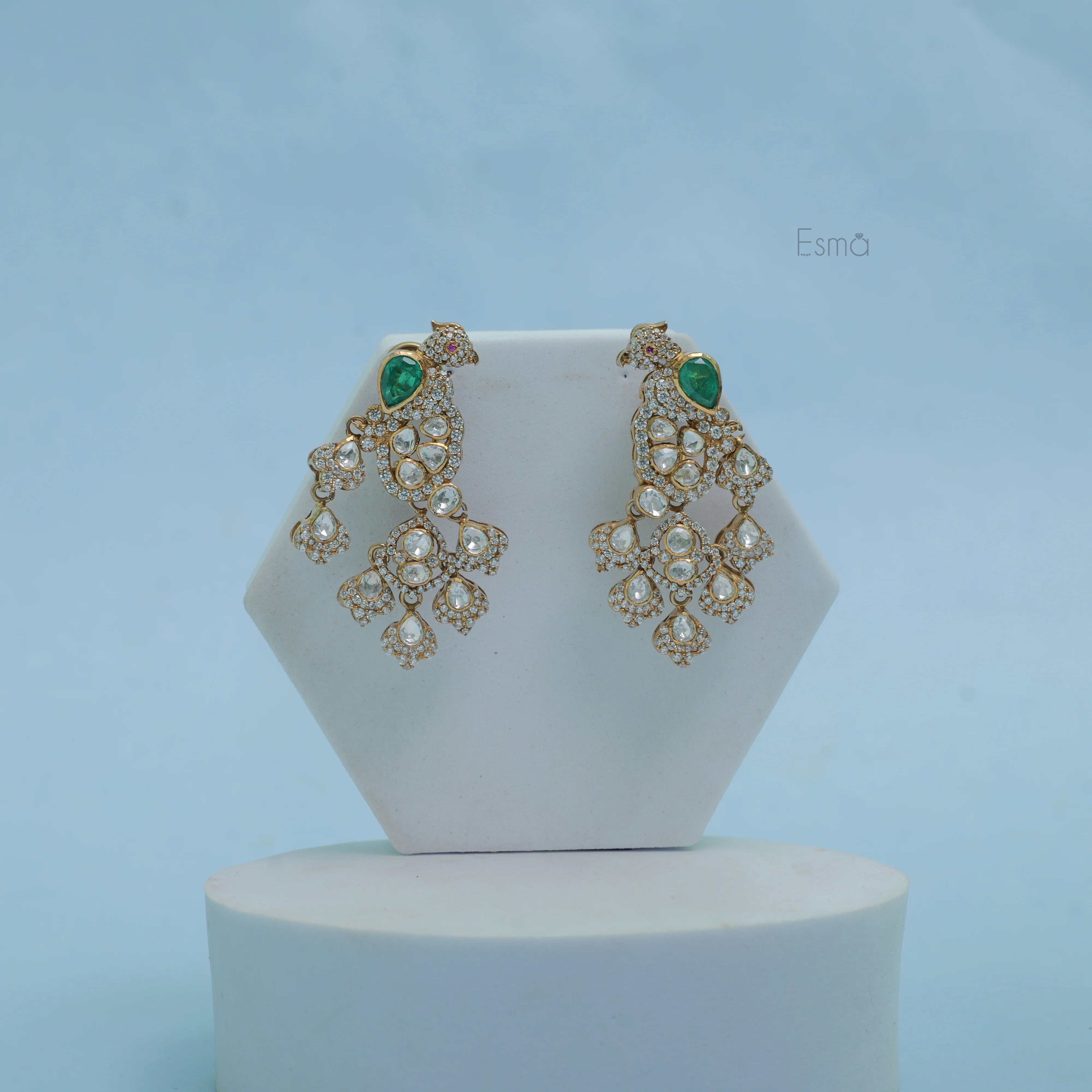 Mayuri - The Peacock Elegance Earrings