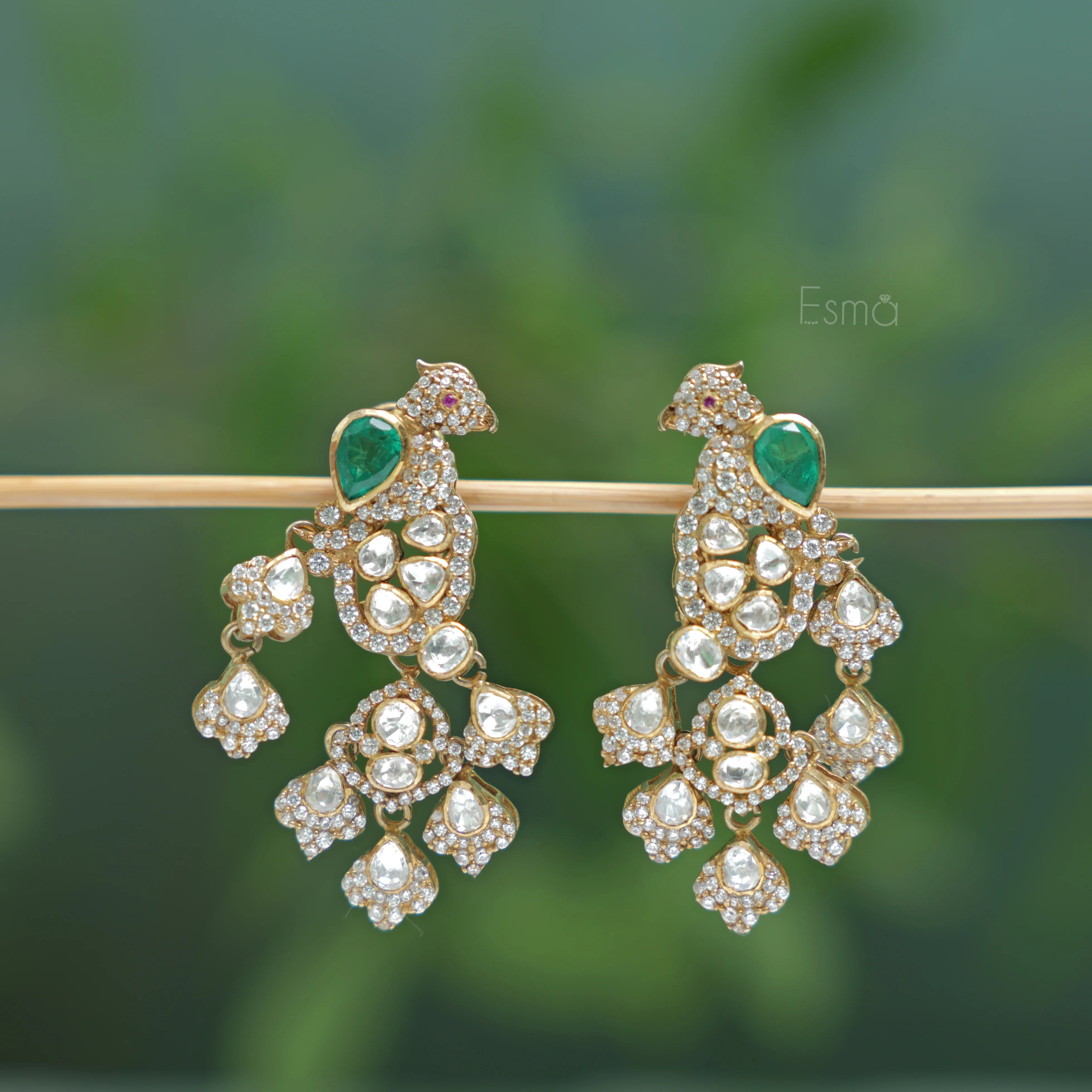 Mayuri - The Peacock Elegance Earrings