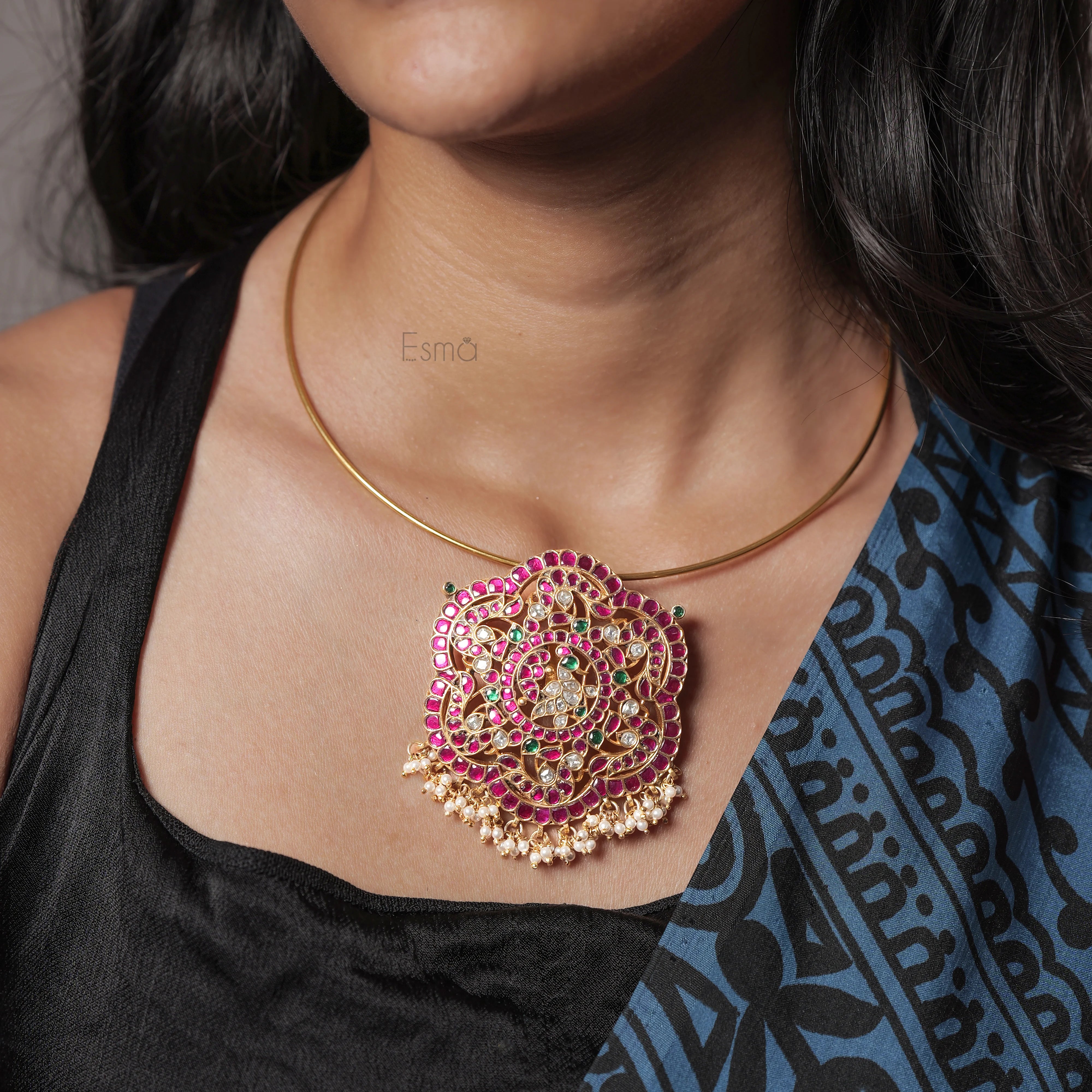 Padma Kundan Pendant