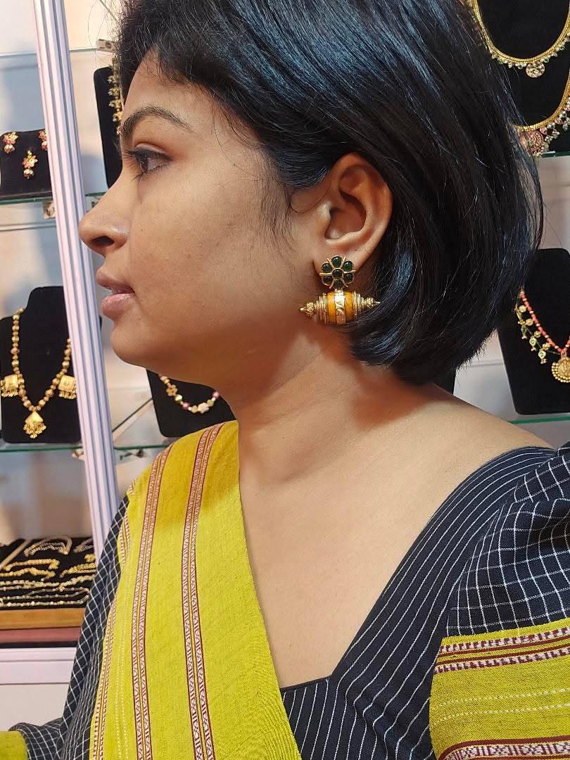 Nayantara Coral Bead Earrings