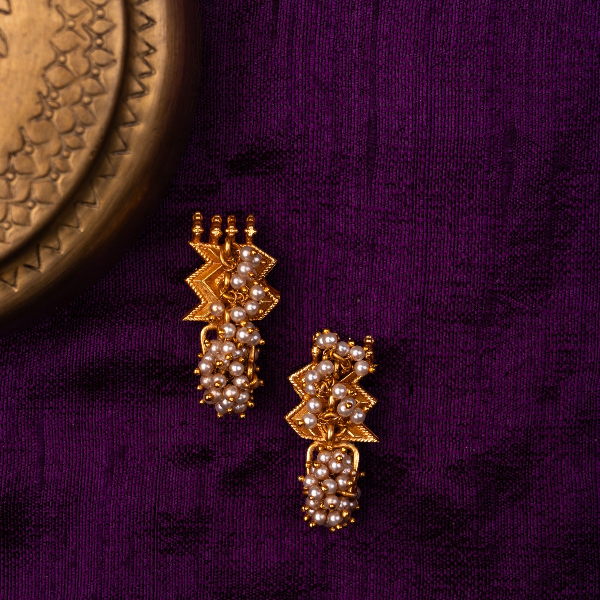 Shikhar Pearl Earrings
