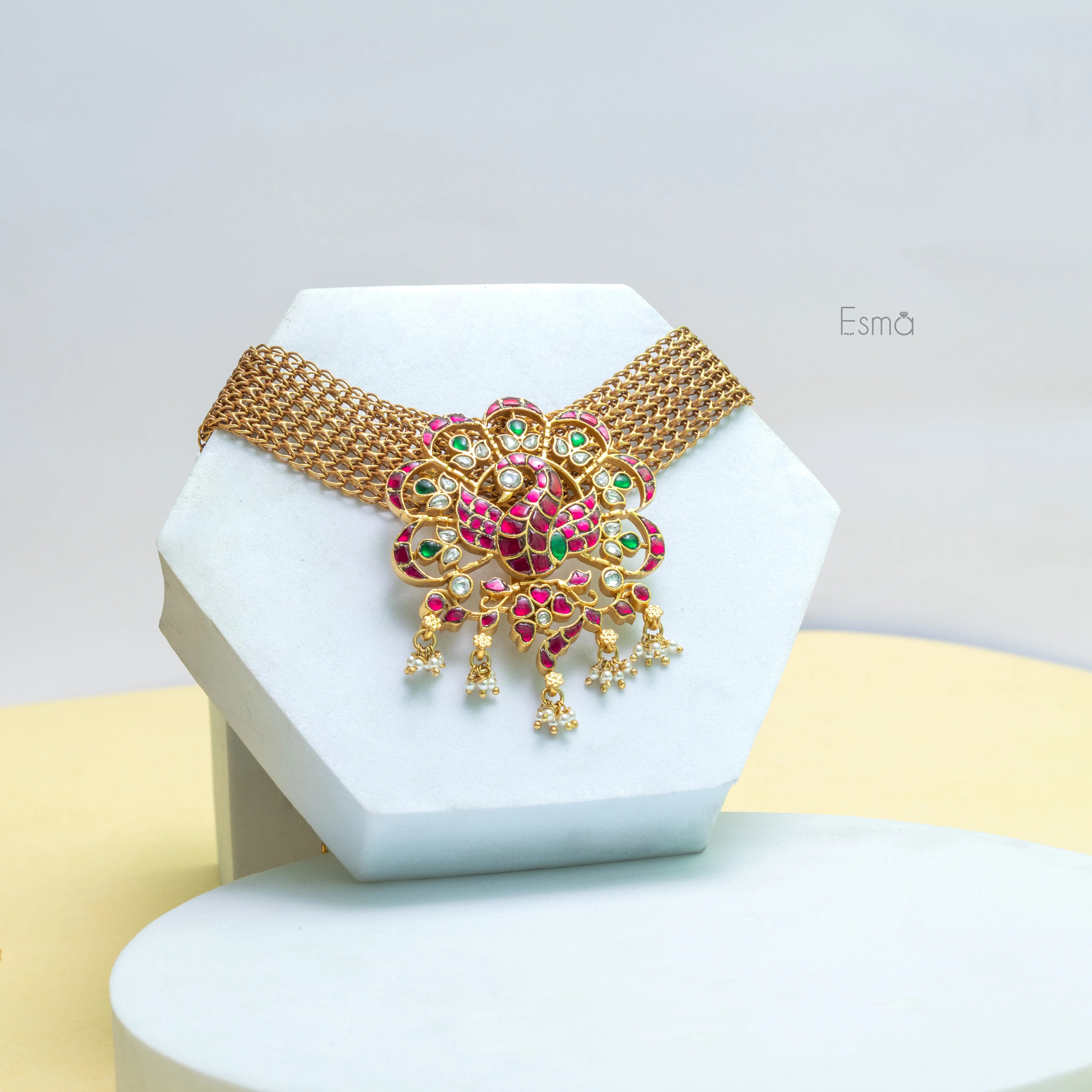 Rajmayura Kundan Pendant