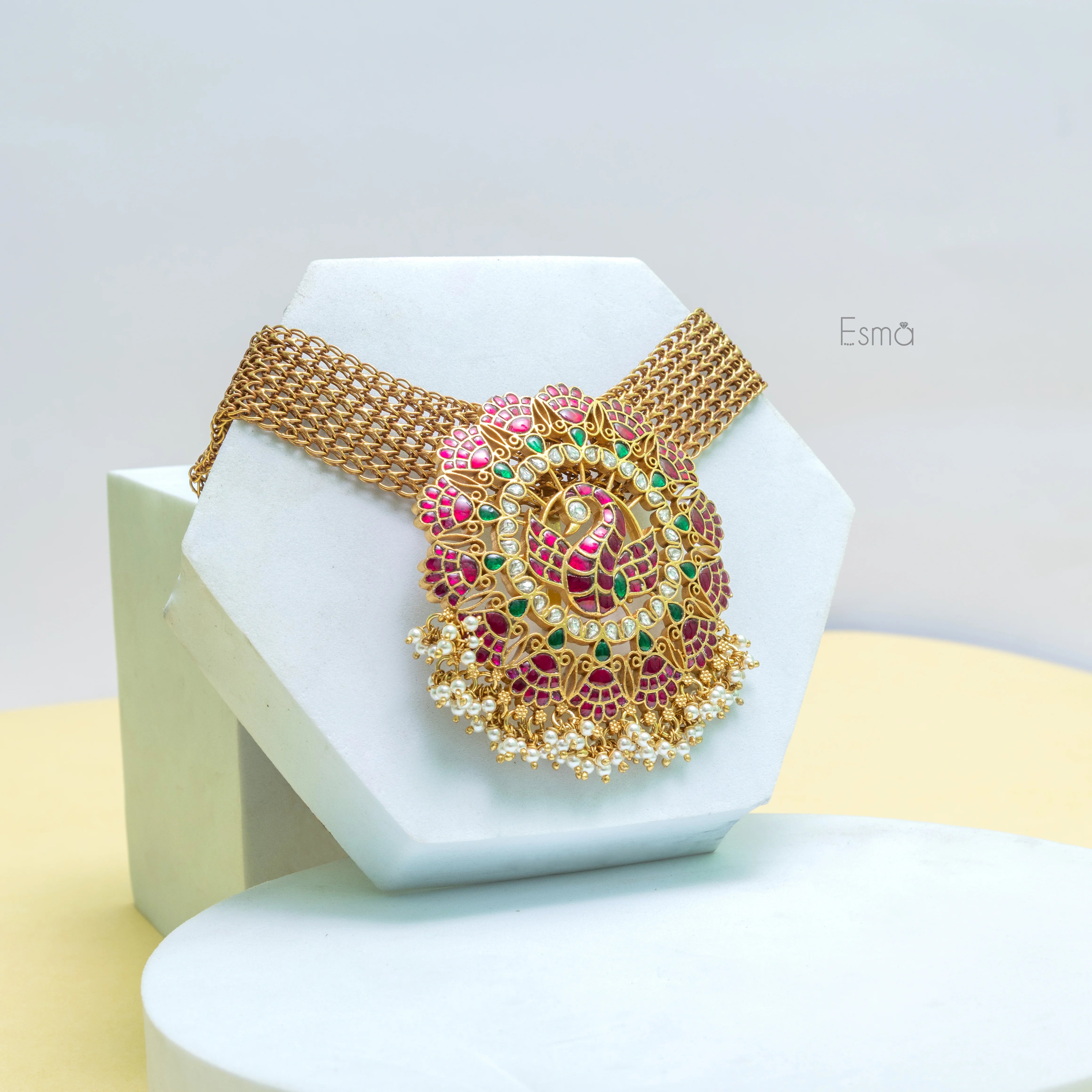 Mayura Kundan Pendant