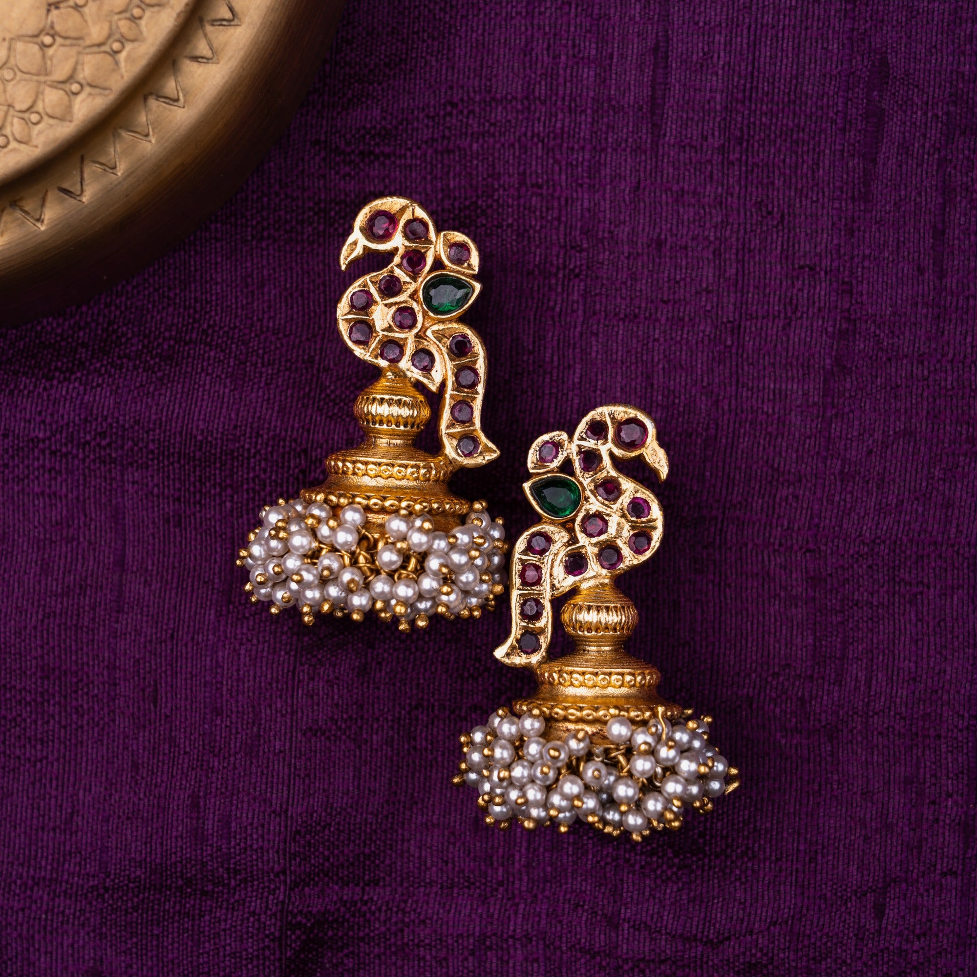 Khagini Kundan Earrings