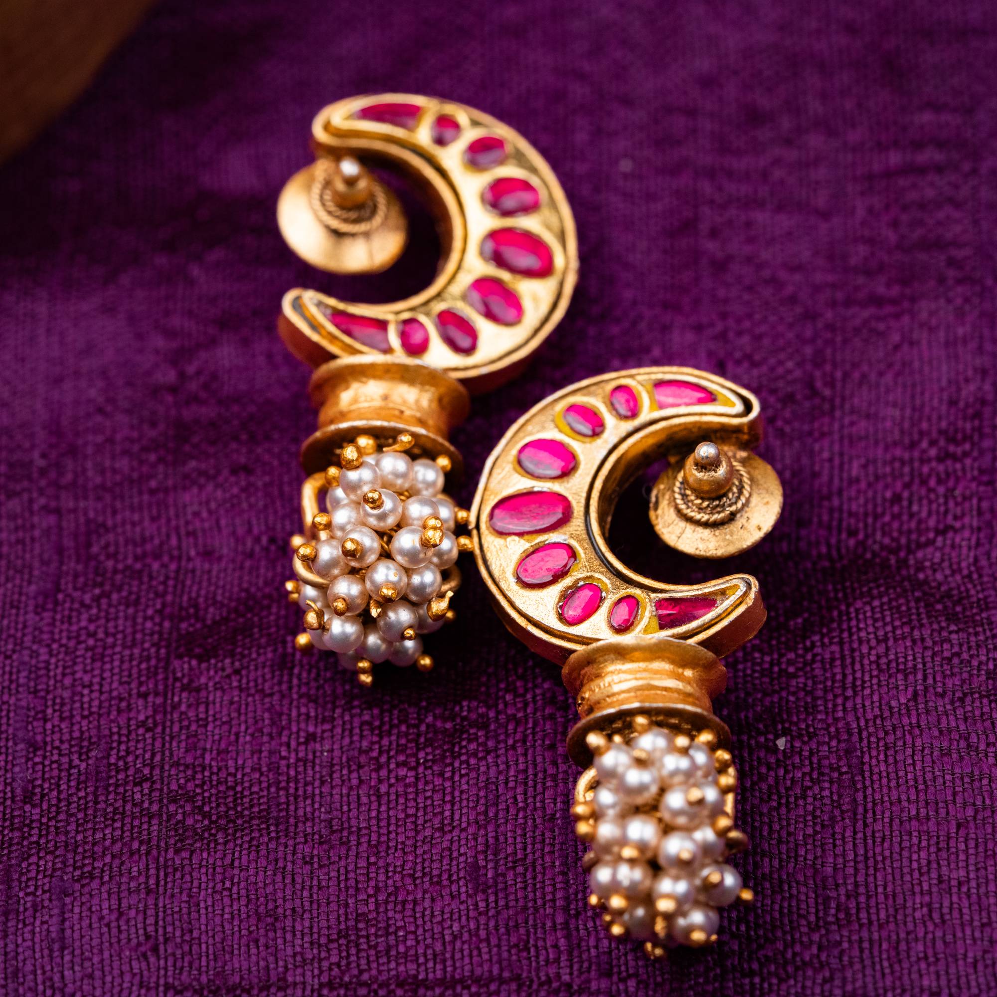 Rudhira Chand Earrings