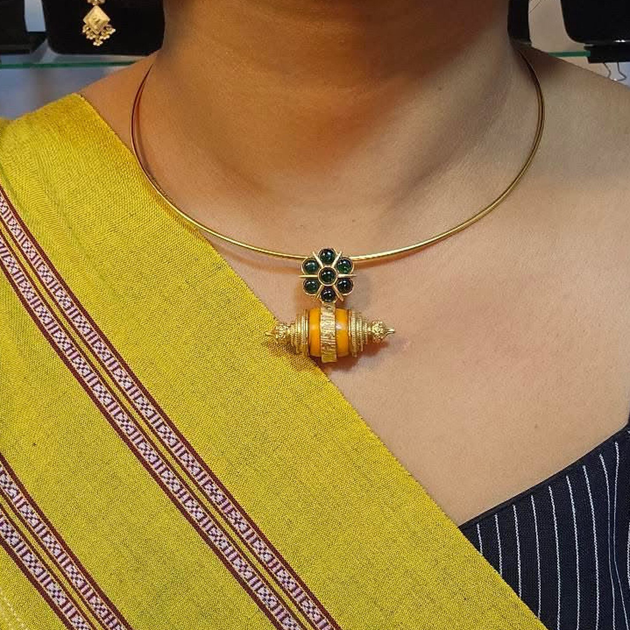 Nayantara Coral Bead Pendant