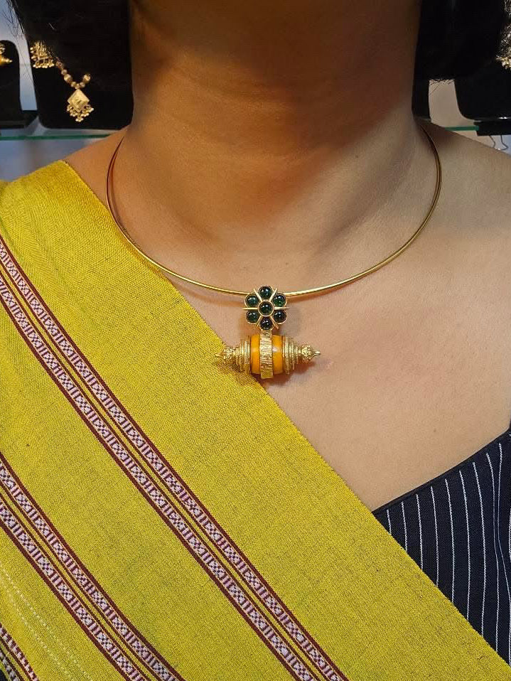 Nayantara Coral Bead Pendant
