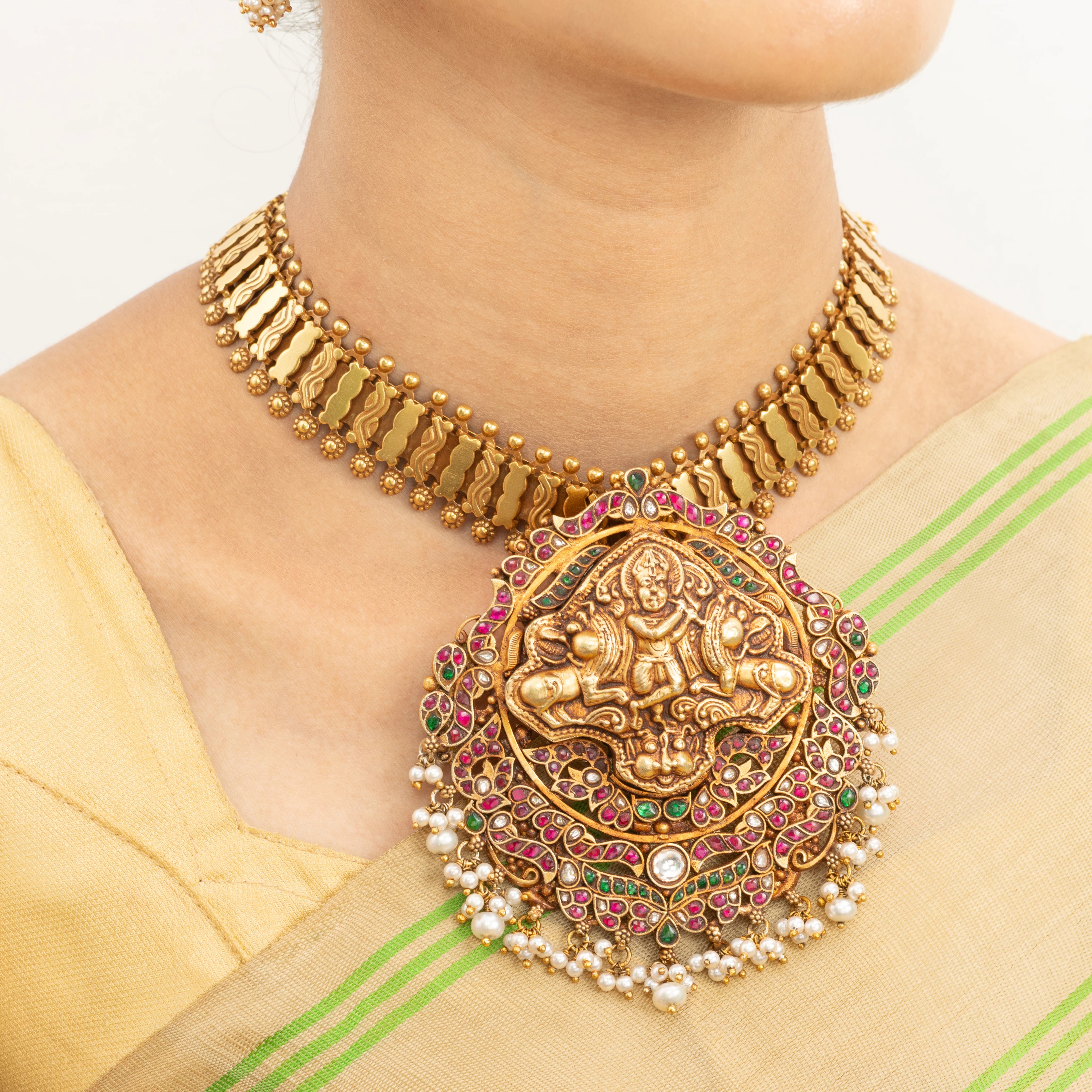 Sri Mahalakshmi Varnam Pendant