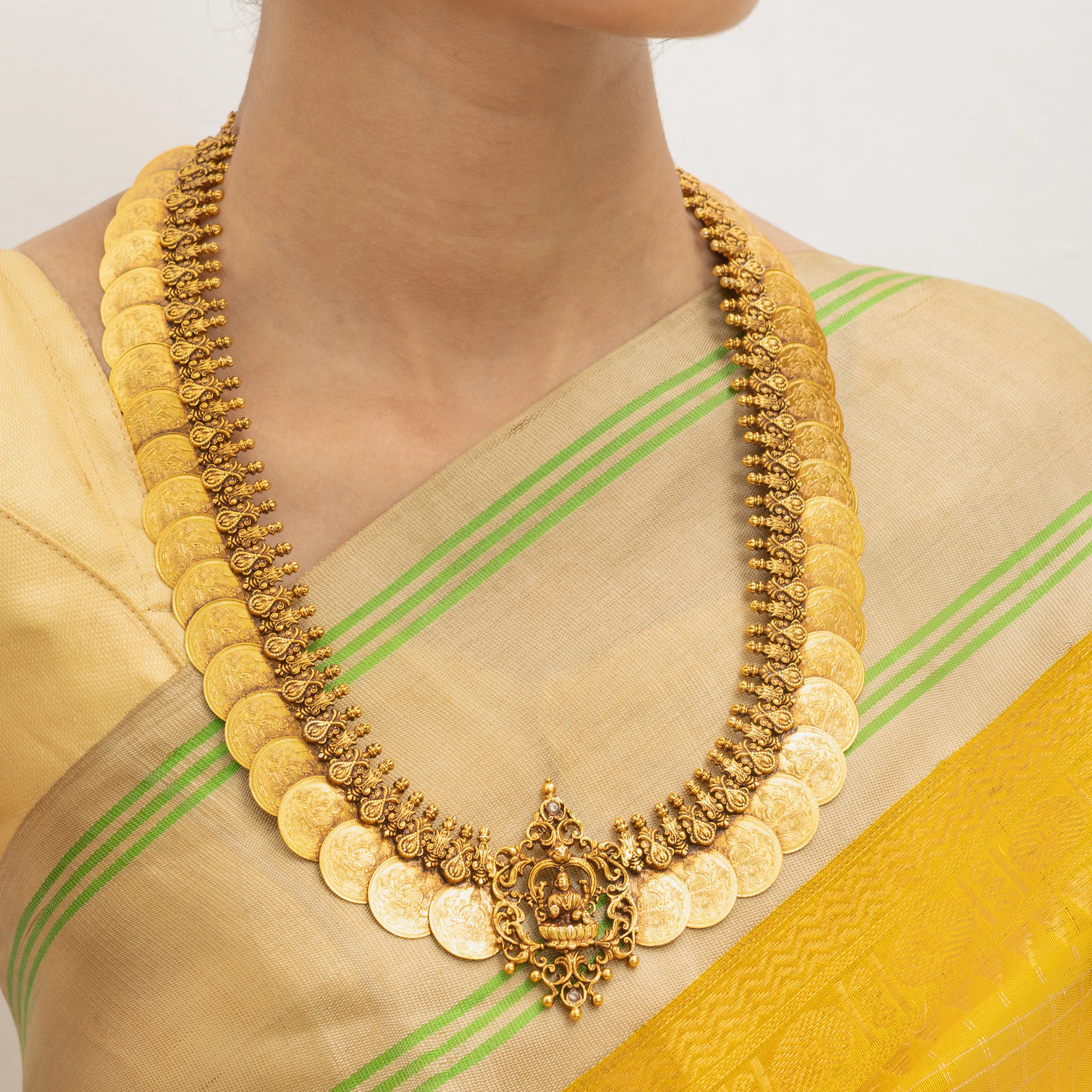 Kanaka Laxmi Coin Necklace