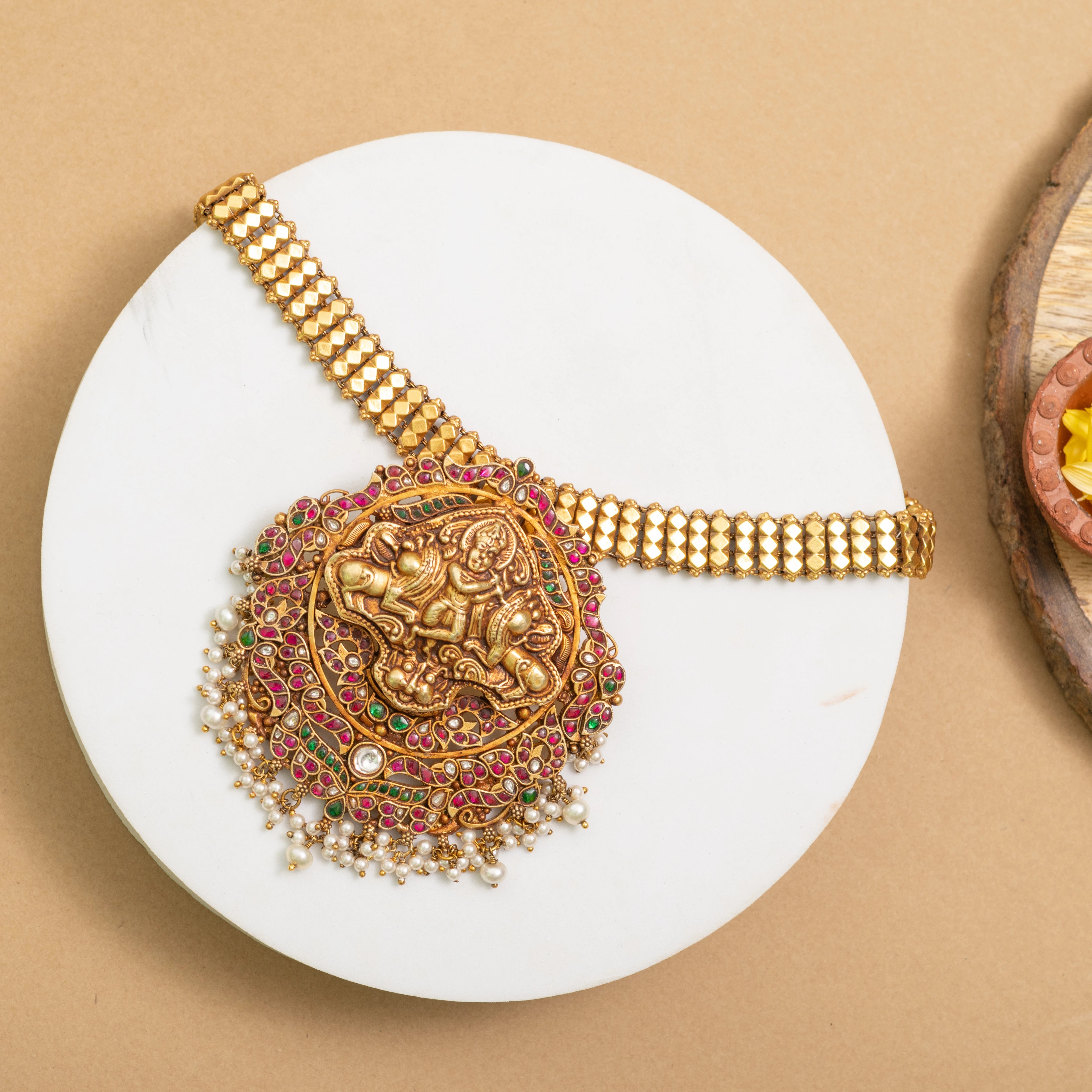 Sri Mahalakshmi Varnam Pendant