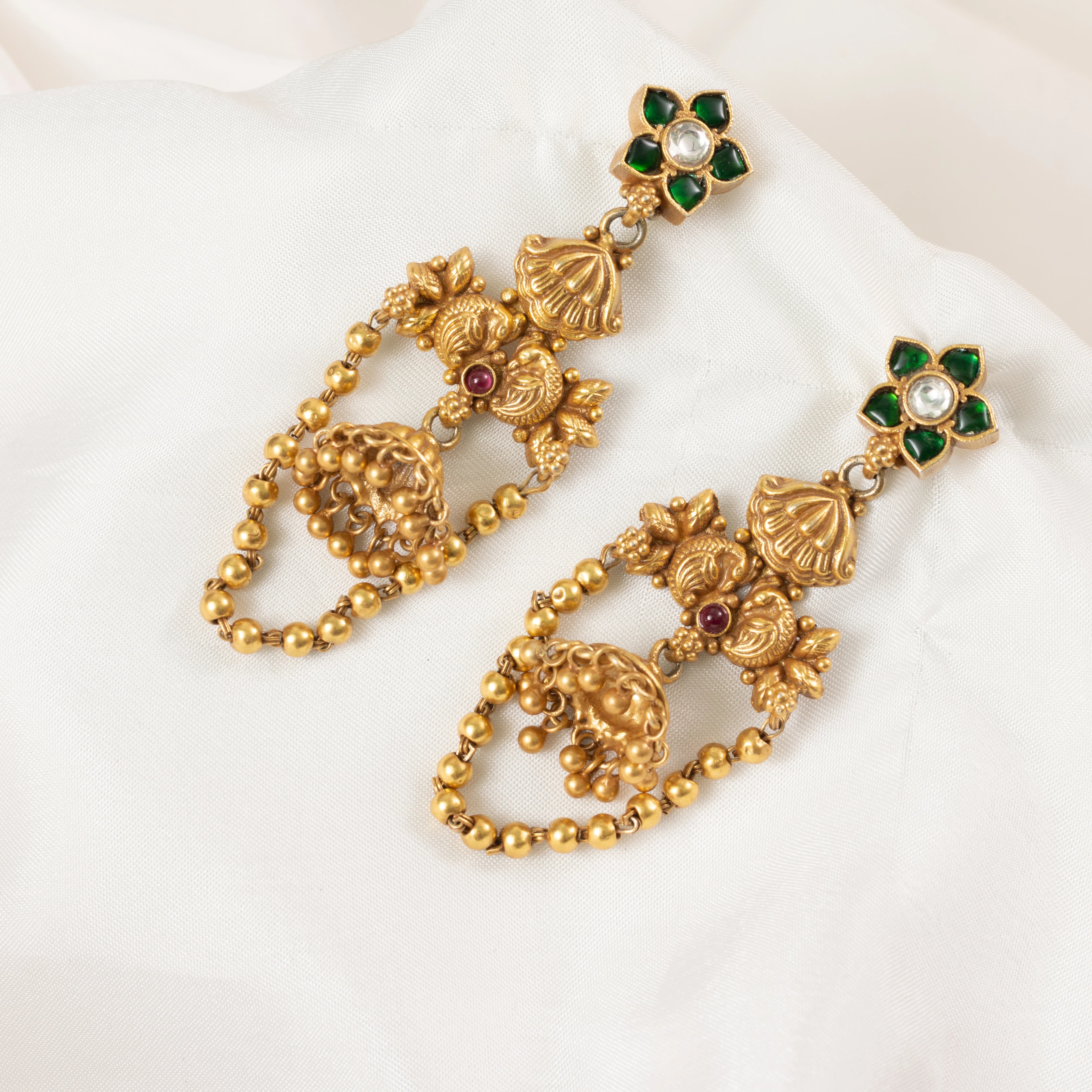 Gajra Hasli Earrings