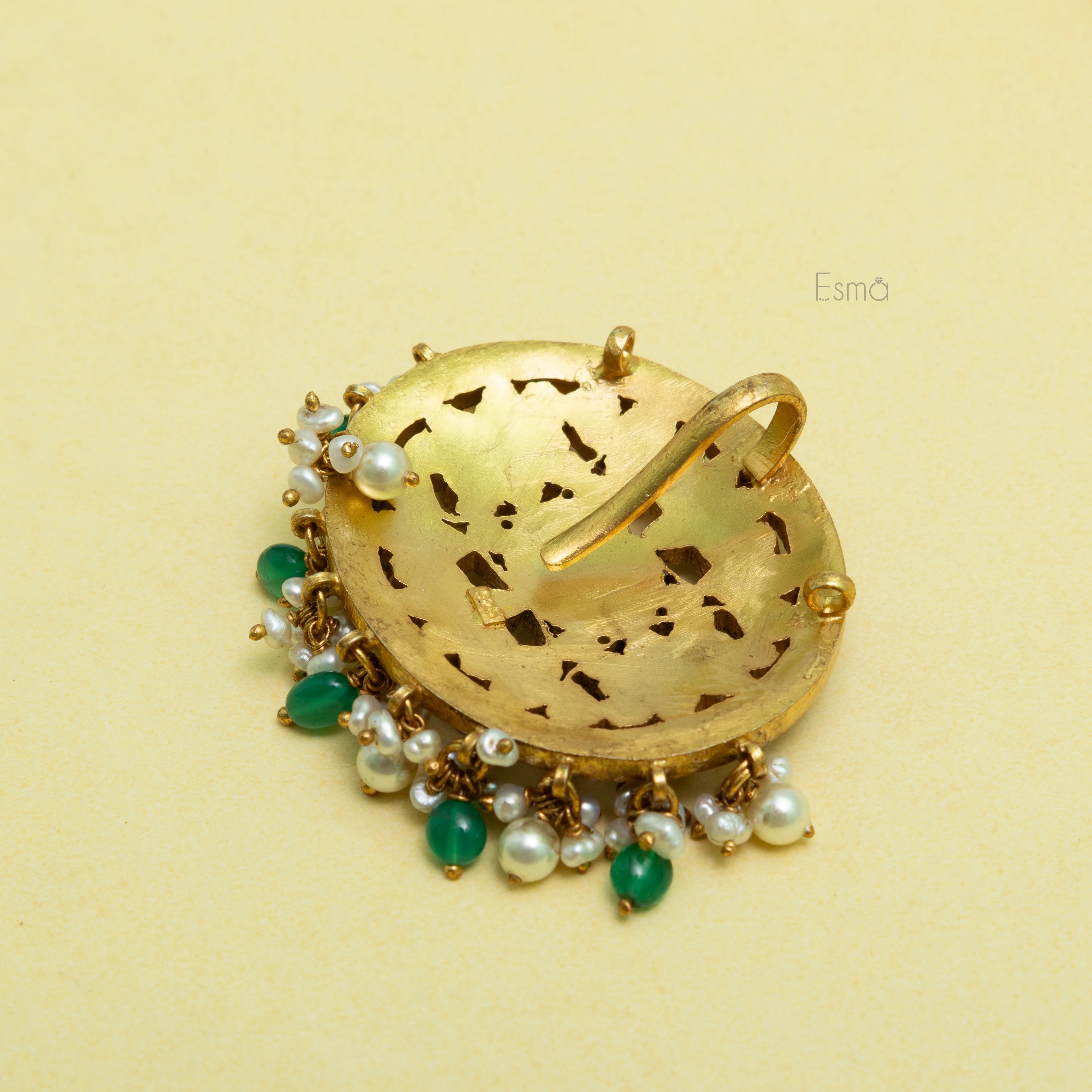 Mughal Ruby & Emerald Pendant