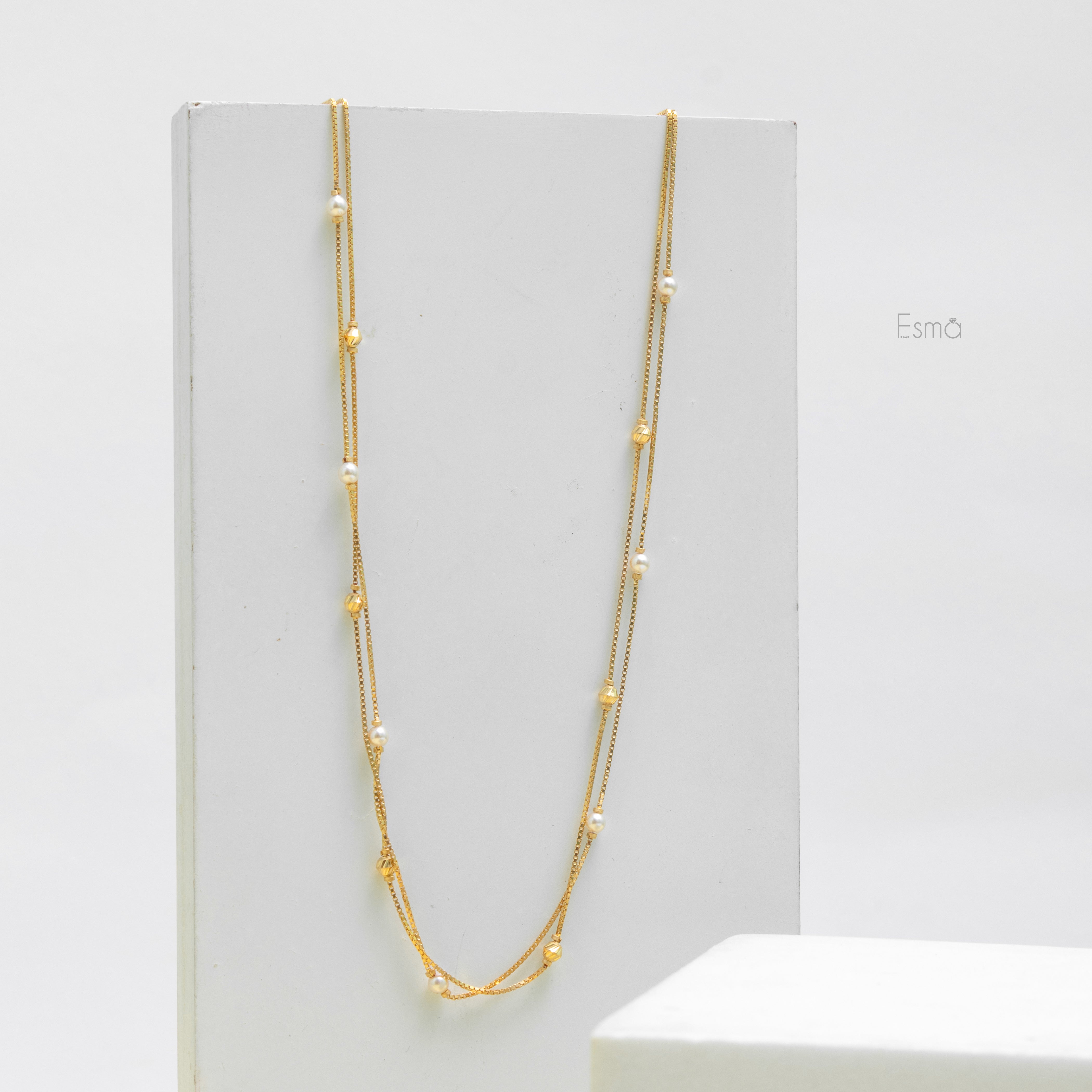 Sitara Beaded Double Chain