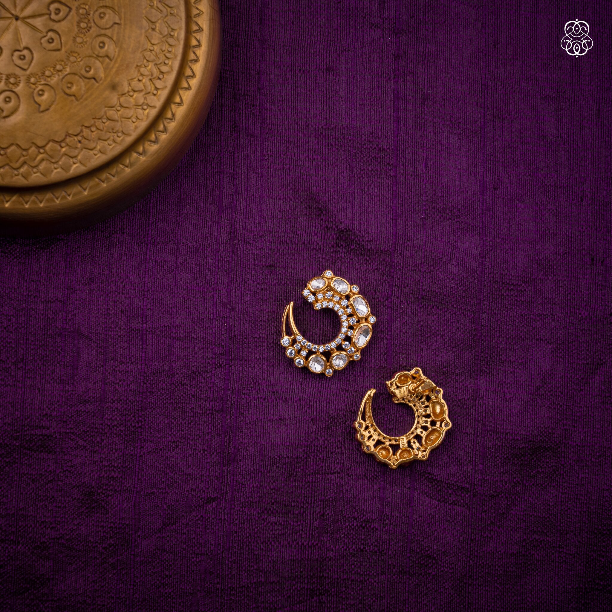 Ardhachandra Studs
