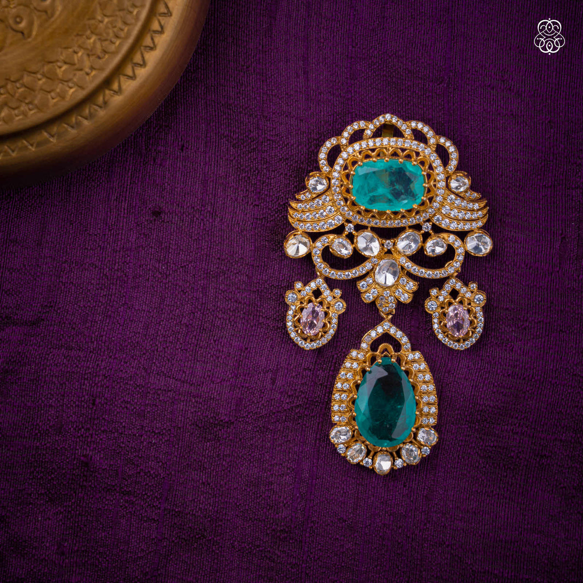 Royal Heritage Emerald Pendant