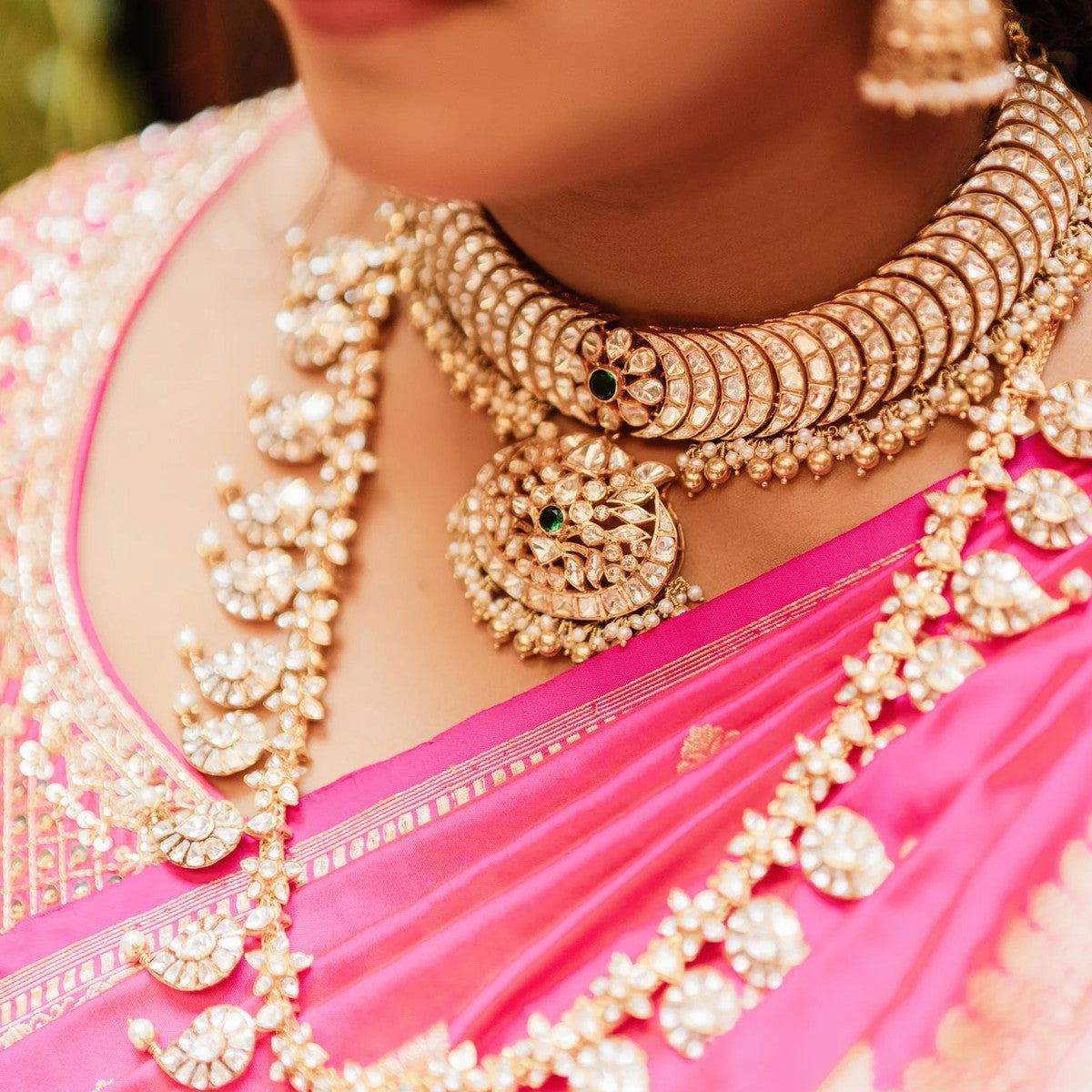Roopwati Moissanite Bridal Choker