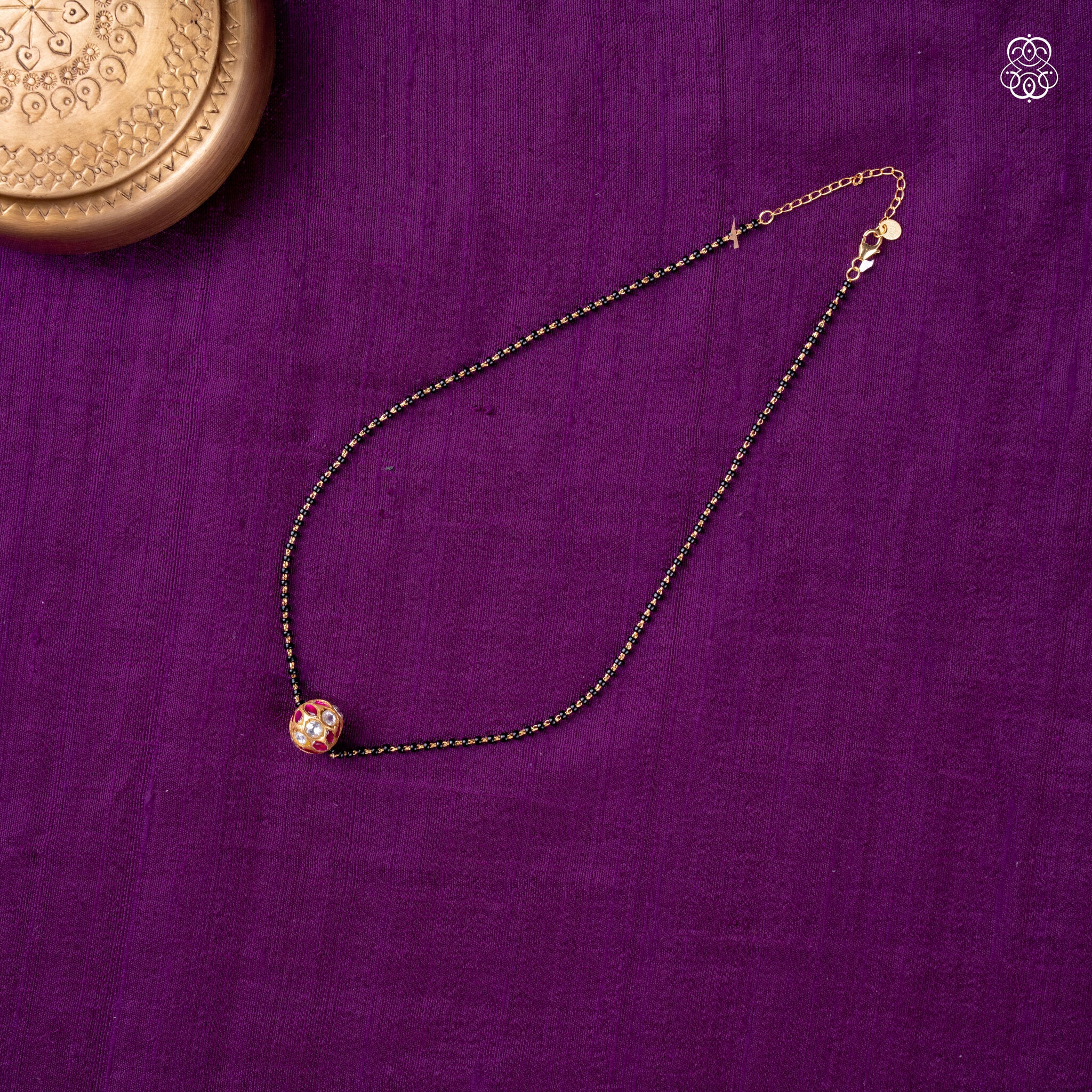 black beads mangalsutra