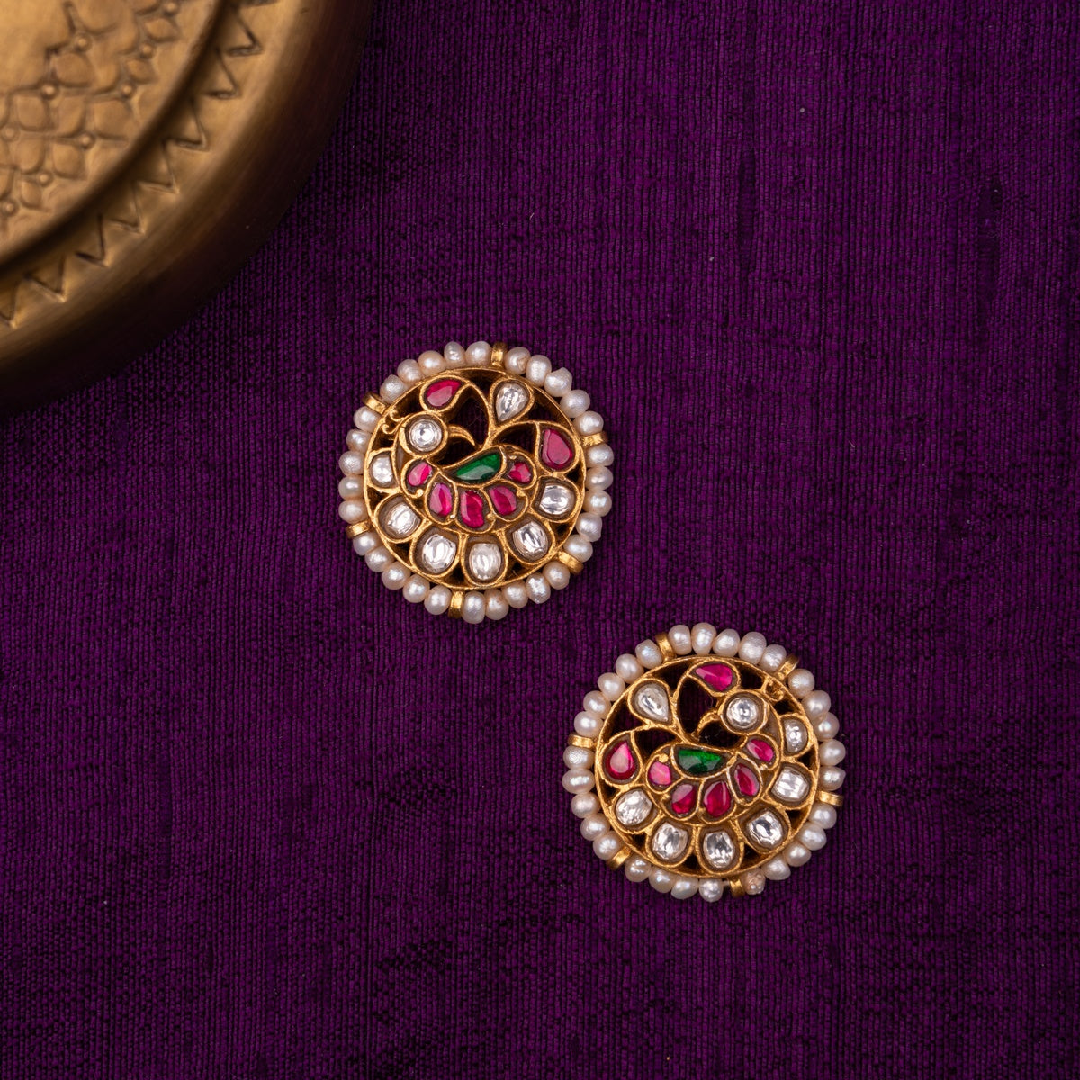 Manjari Kundan Earrings