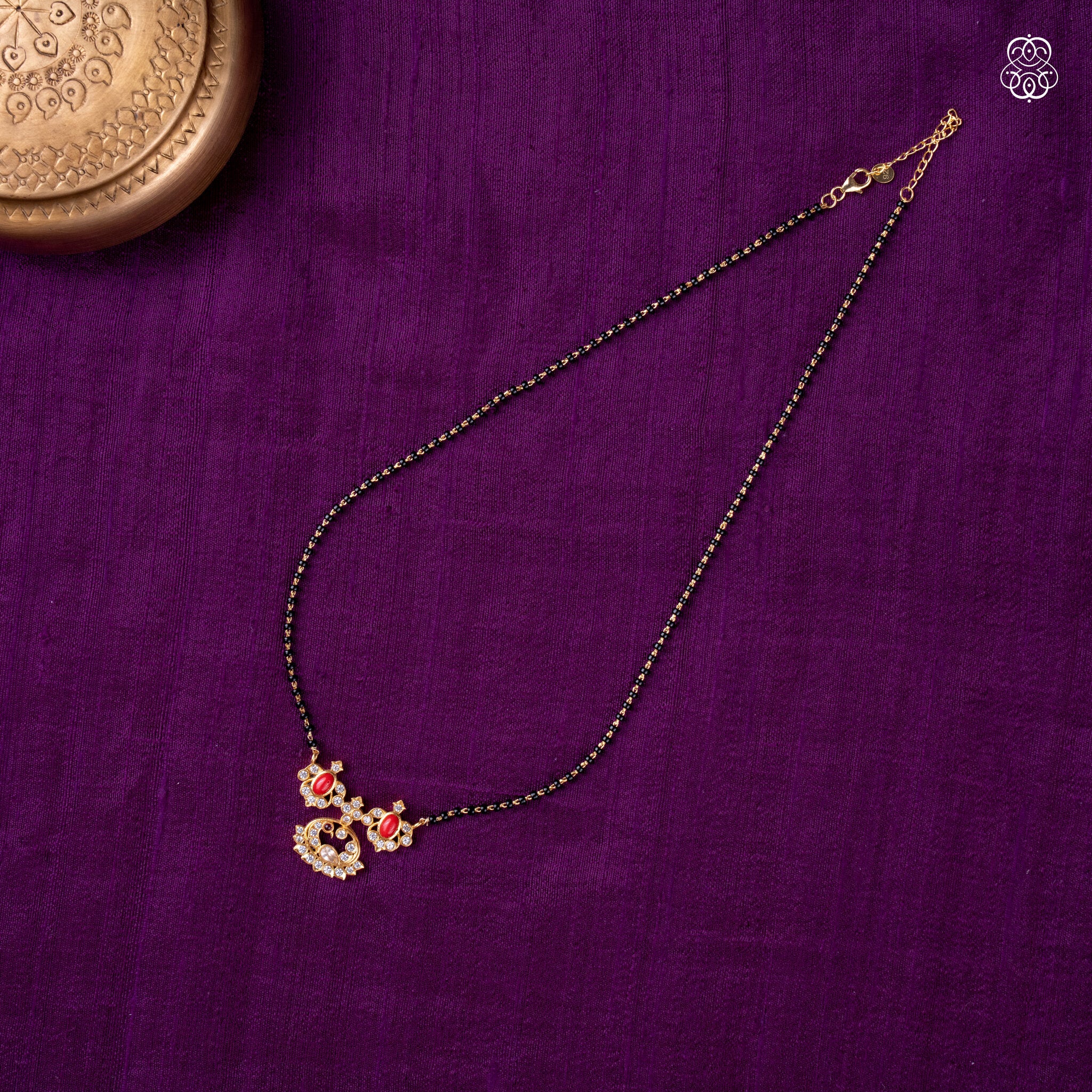 black beads mangalsutra