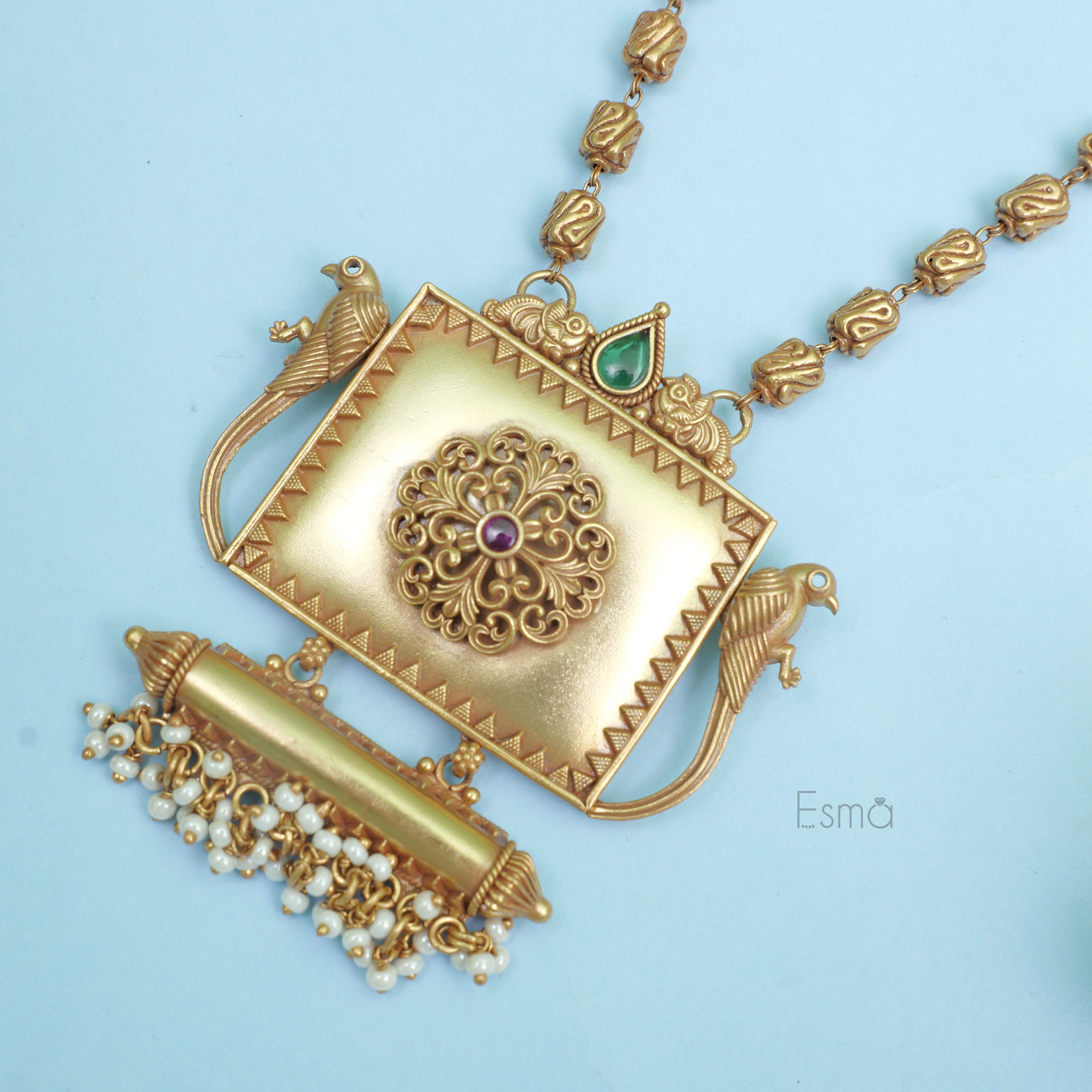 Rajmayura Necklace Set