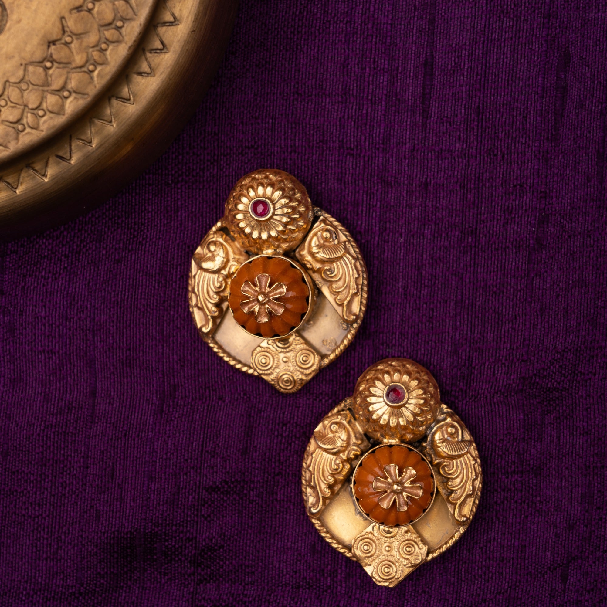 Pratishtha Temple Earrings