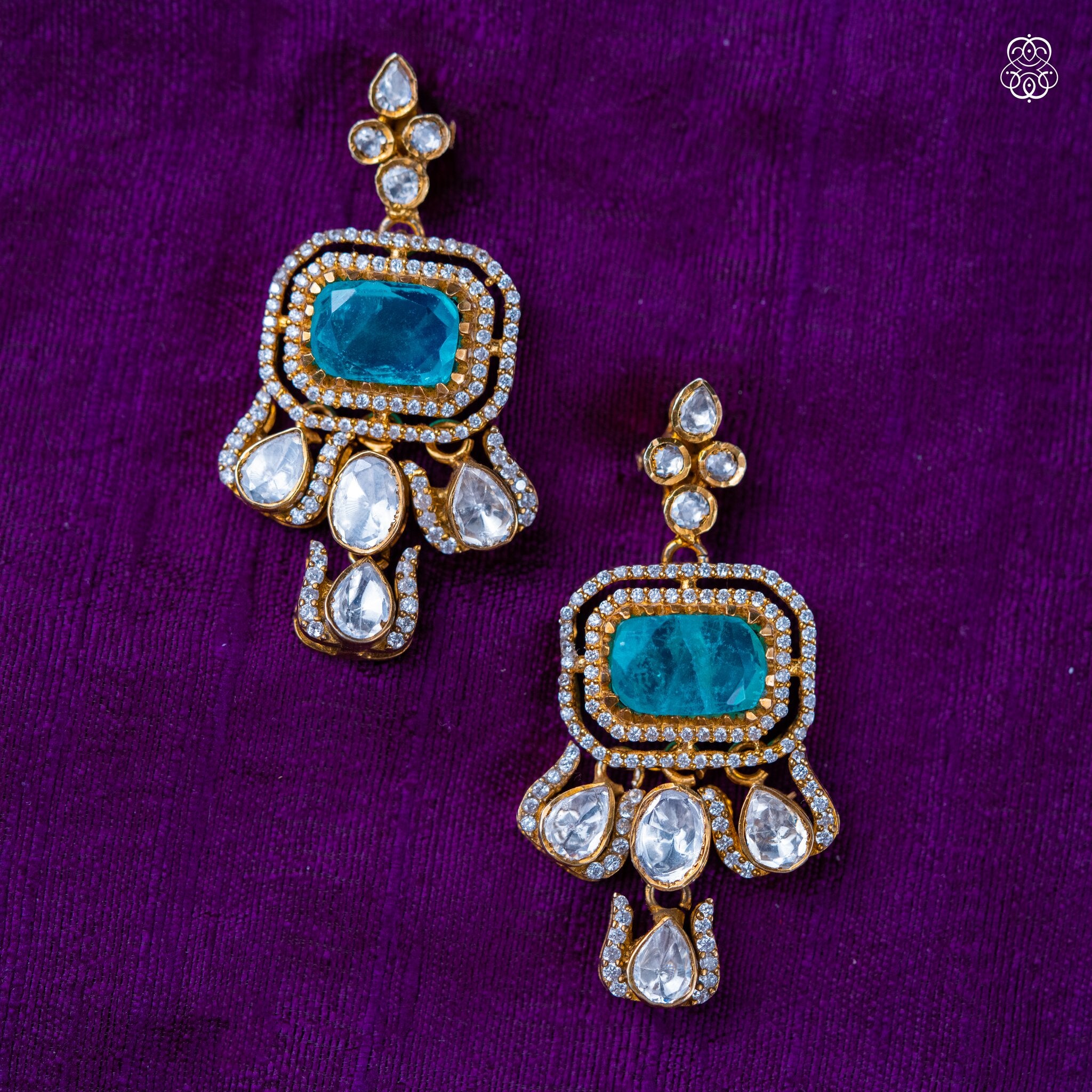 Vaidurya Chandelier Earrings