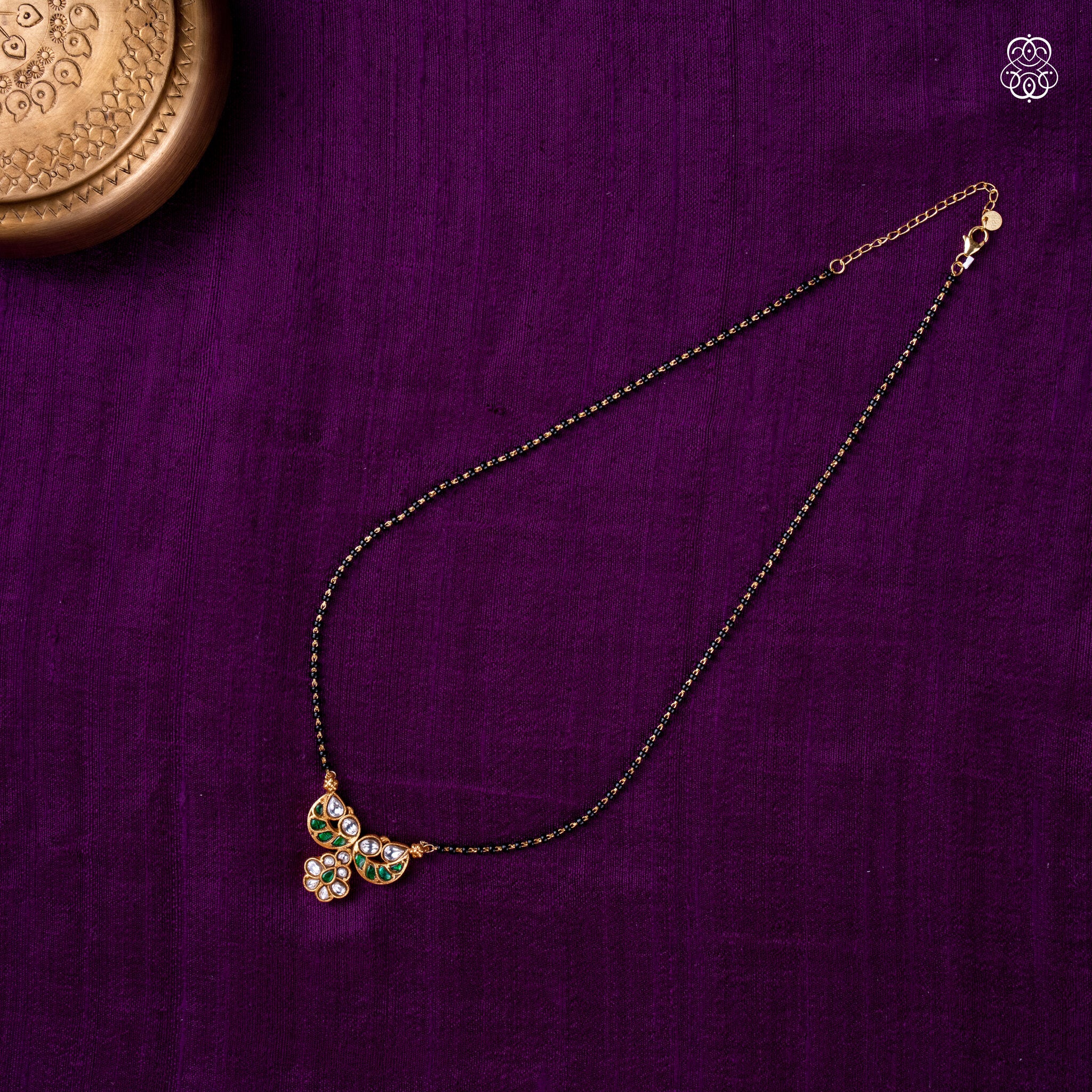 black beads mangalsutra