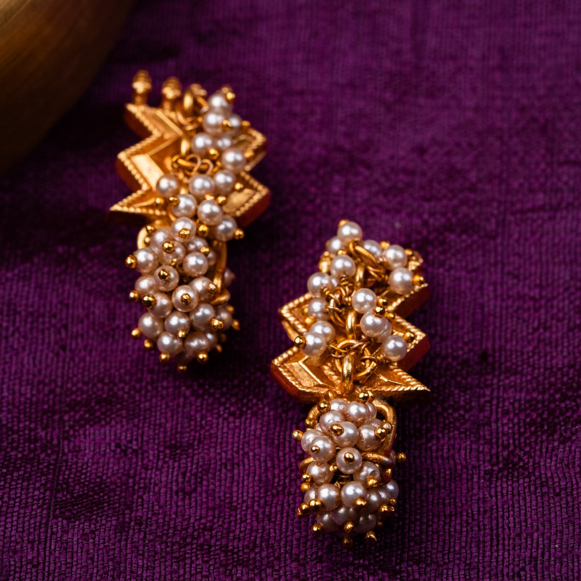 Shikhar Pearl Earrings